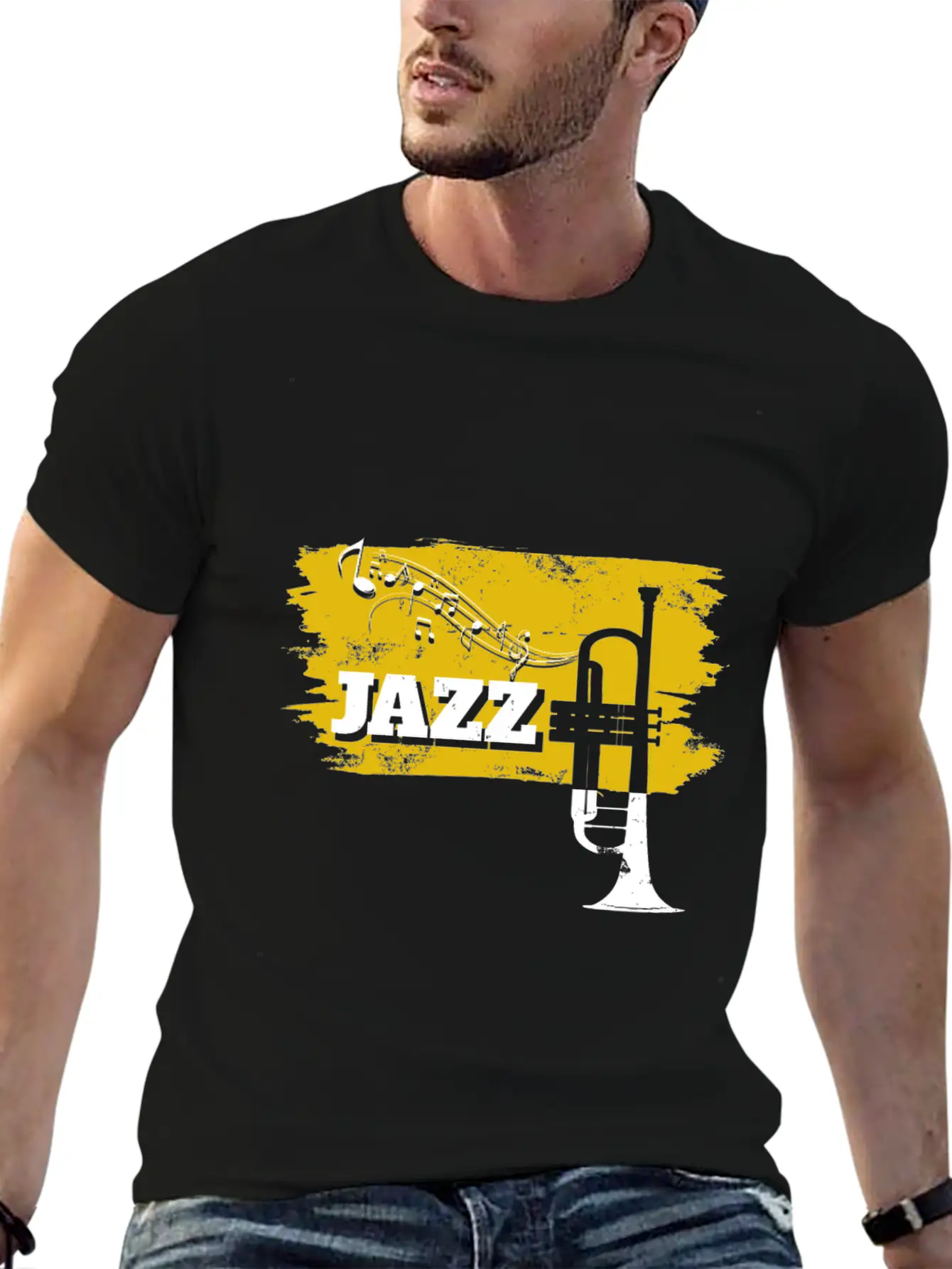 Jazz Trumpet Gift Christmas Kids Birthday Unisex Casual T-Shirt – Clean Design For Daily Comfort