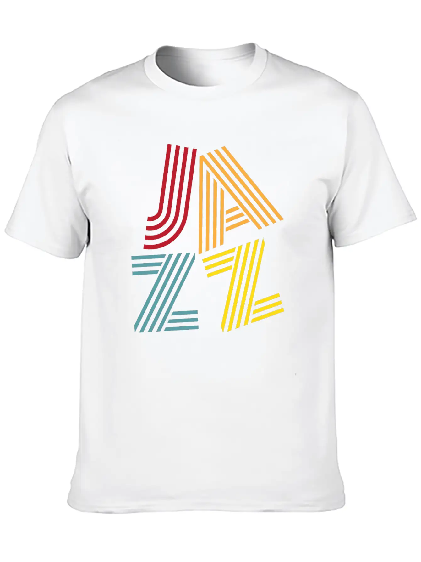 Jazz Vintage Unisex Casual T-Shirt – Clean Design For Daily Comfort
