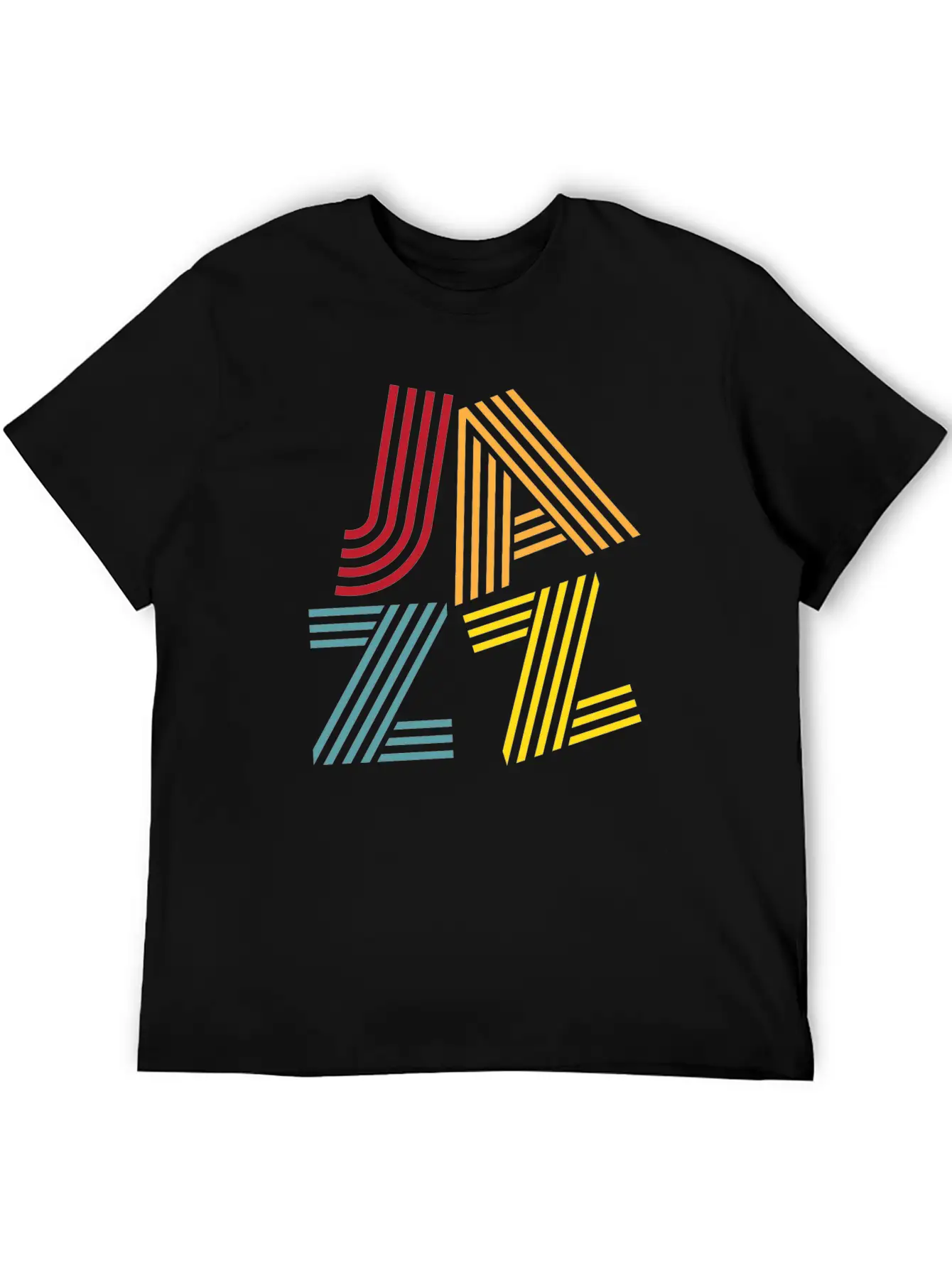 Jazz Vintage Unisex Casual T-Shirt – Clean Design For Daily Comfort