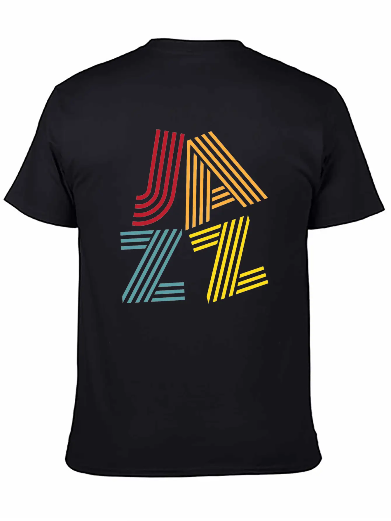 Jazz Vintage Unisex Casual T-Shirt – Clean Design For Daily Comfort
