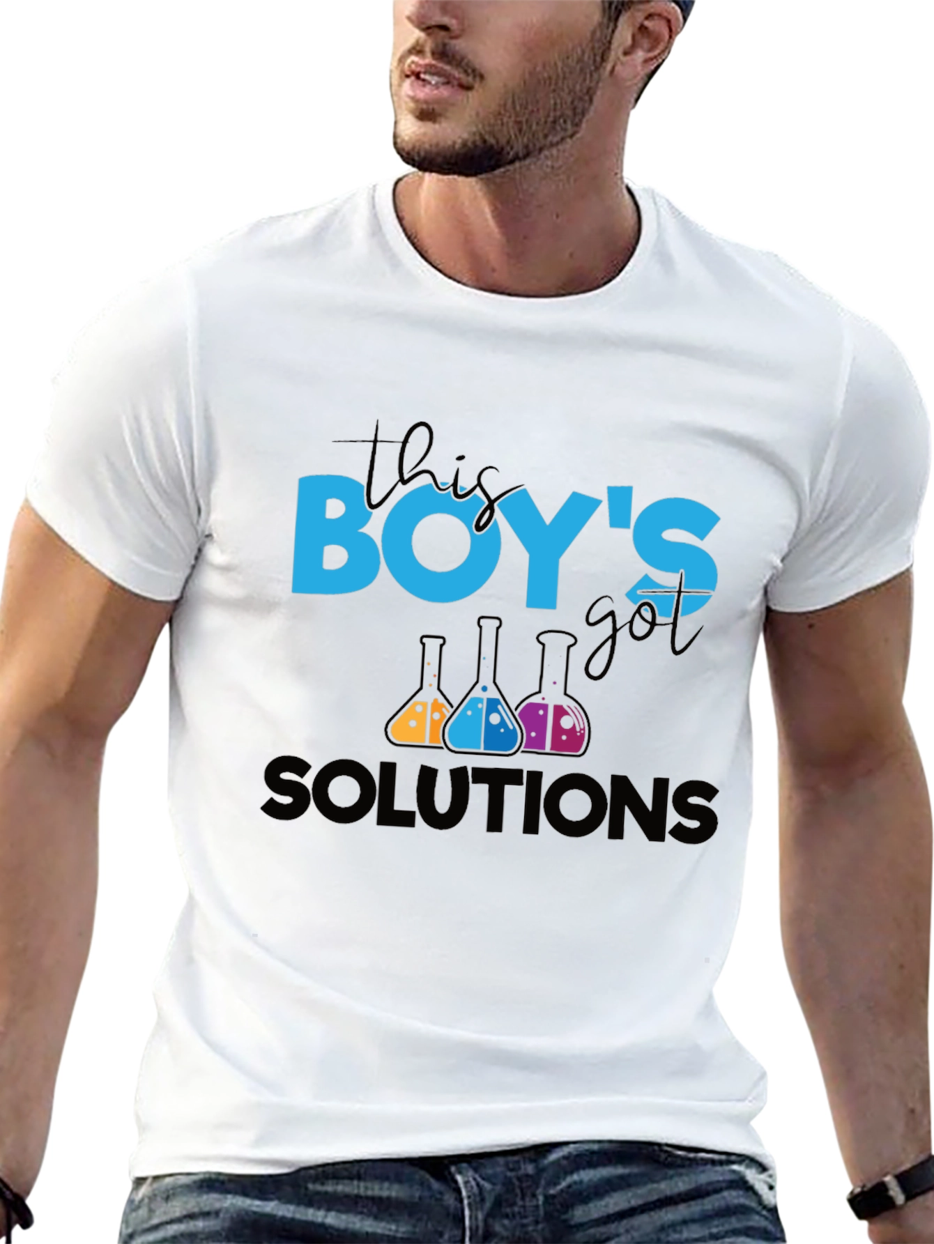 Boys Got Solutions Science T-Shirt