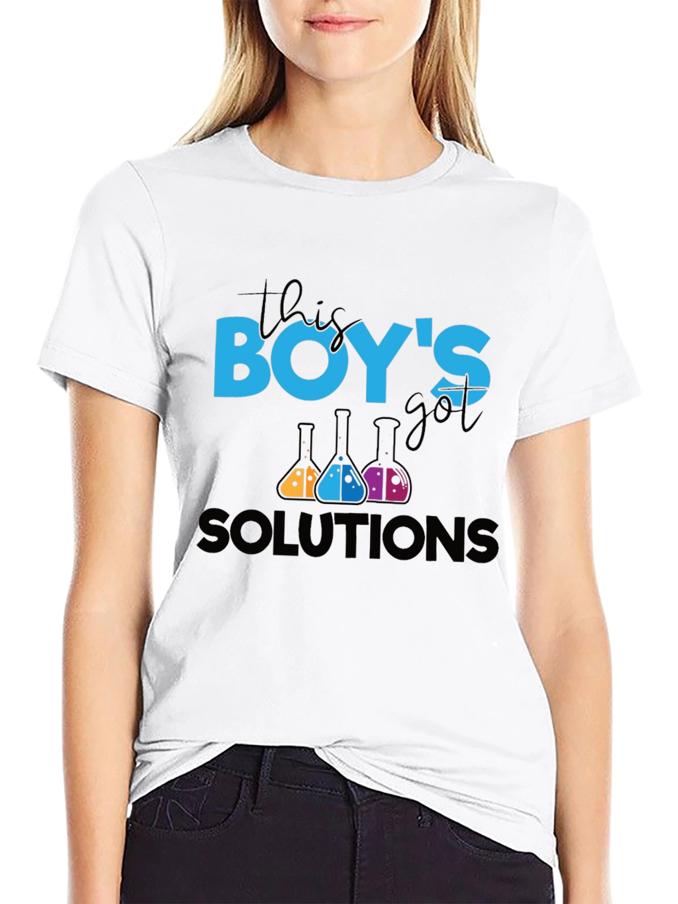 Boys Got Solutions Science T-Shirt