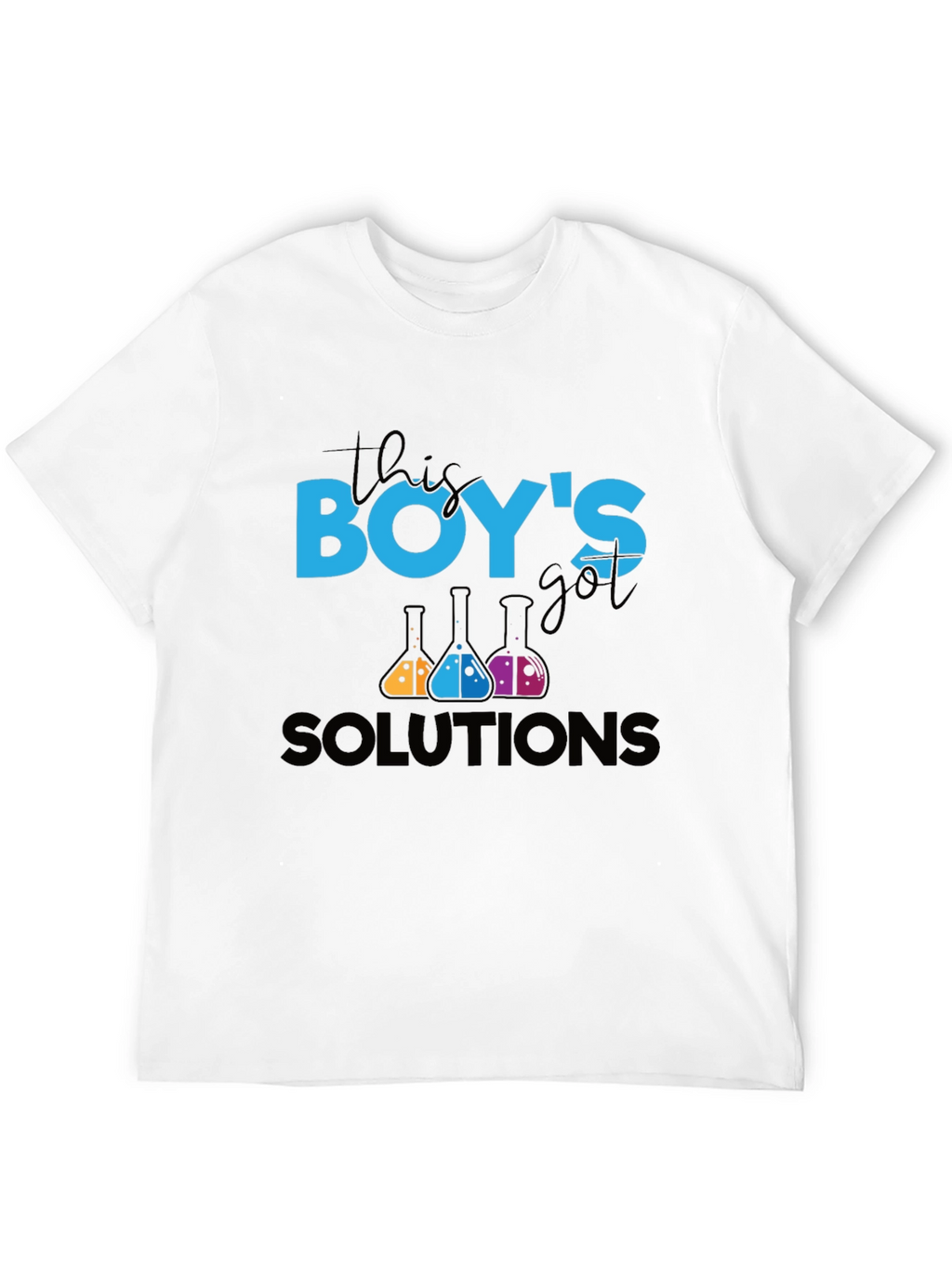 Boys Got Solutions Science T-Shirt