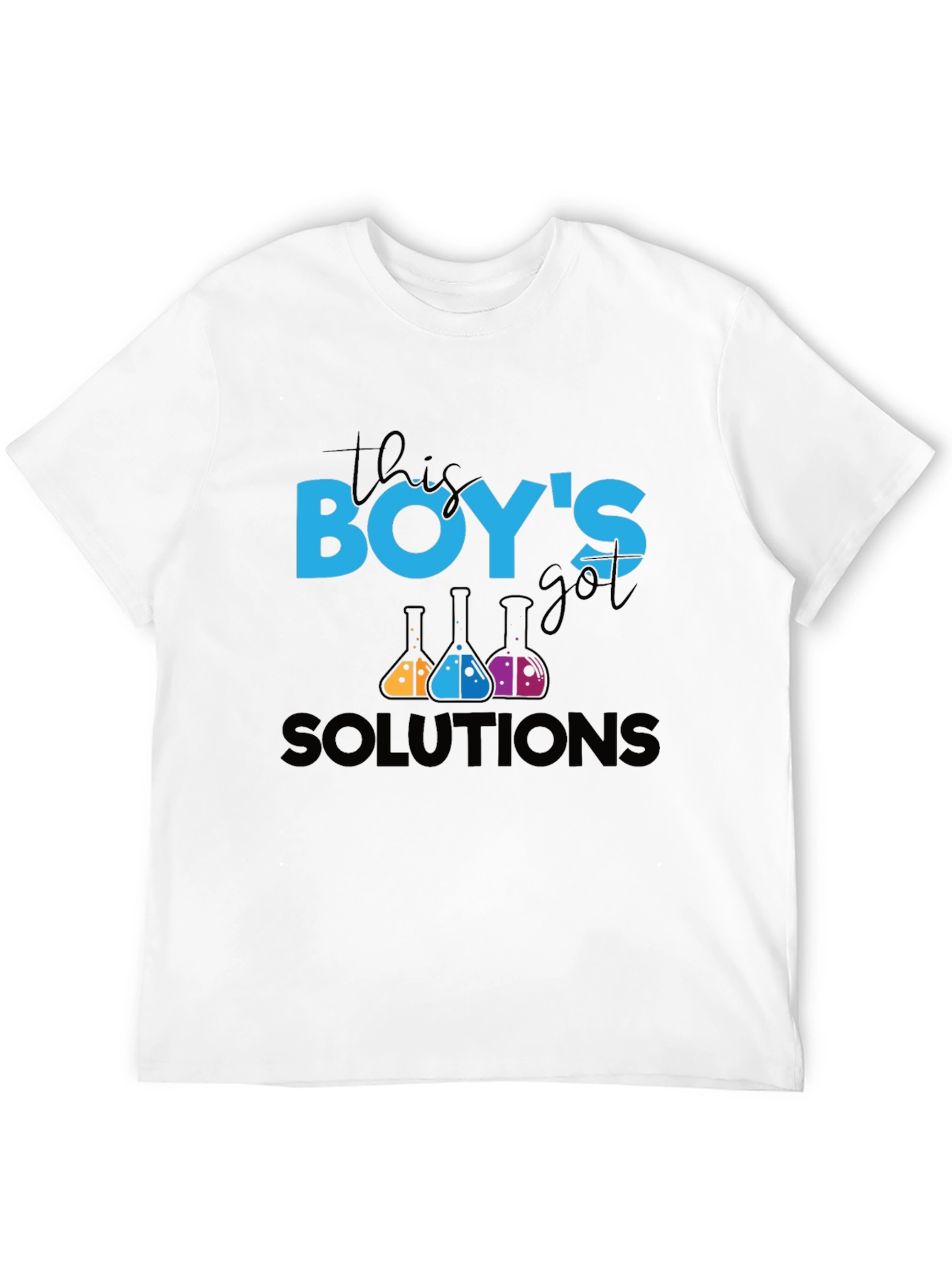 Boys Got Solutions Science T-Shirt