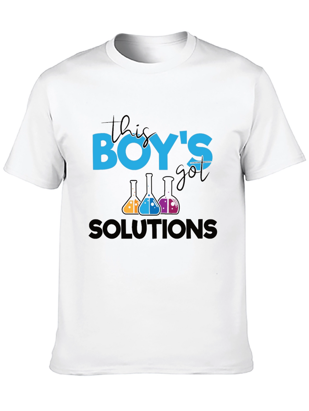 Boys Got Solutions Science T-Shirt
