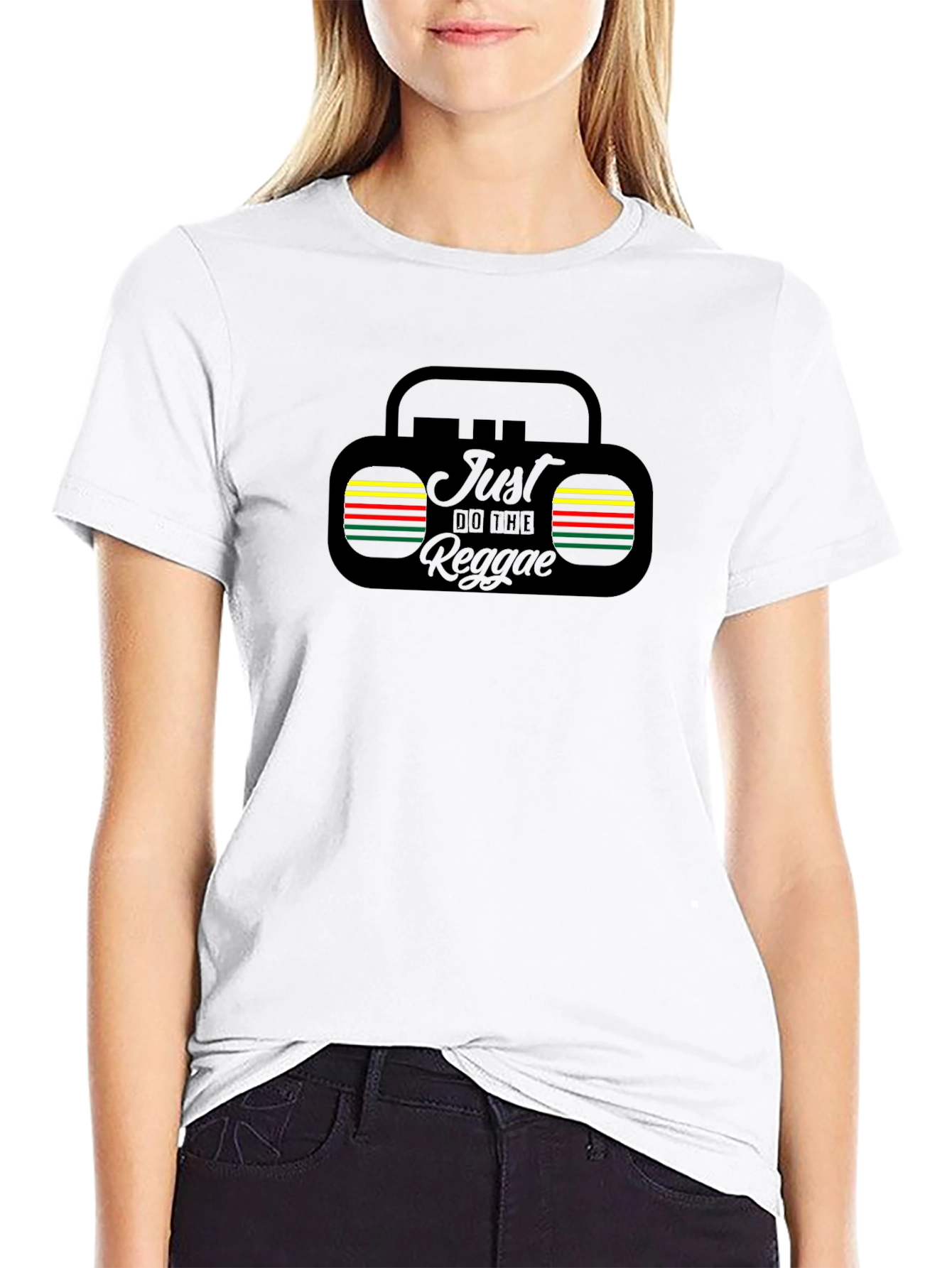 Just Do The Reggae Black T-Shirt
