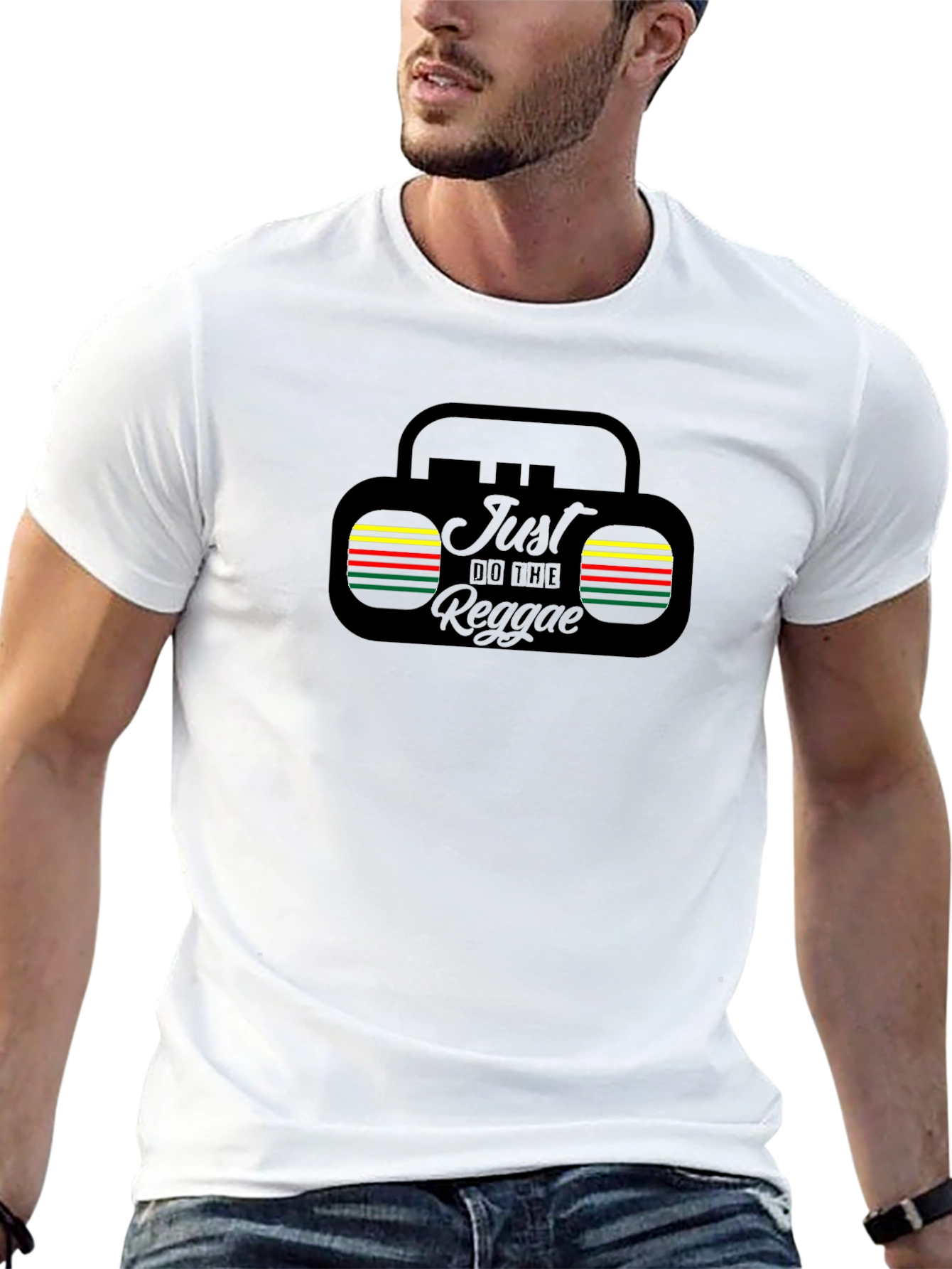 Just Do The Reggae Black T-Shirt