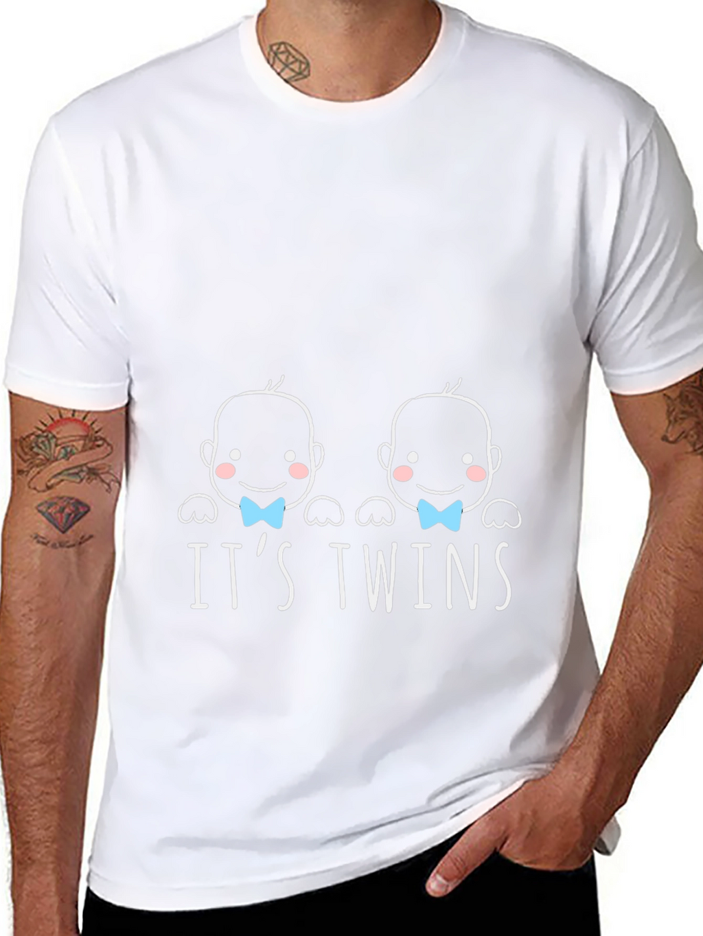 Its Twins T-Shirt - Baby Announcement