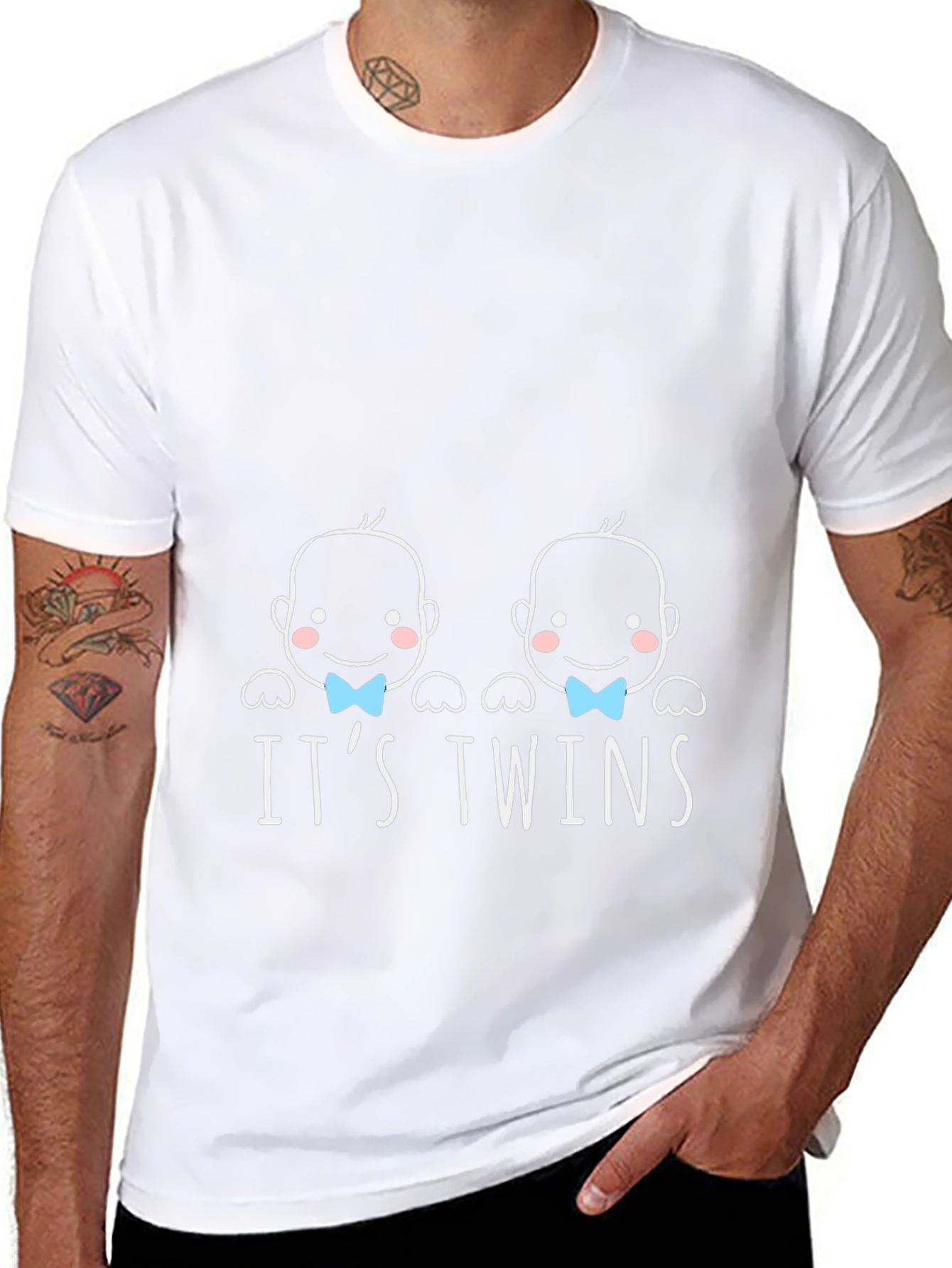 Its Twins T-Shirt - Baby Announcement