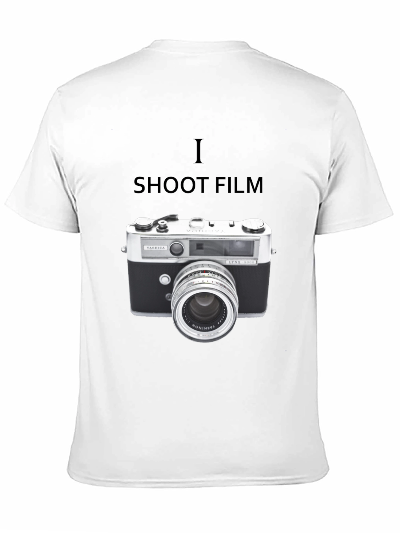 I Shoot Film T-Shirt - Vintage Camera Graphic Tee