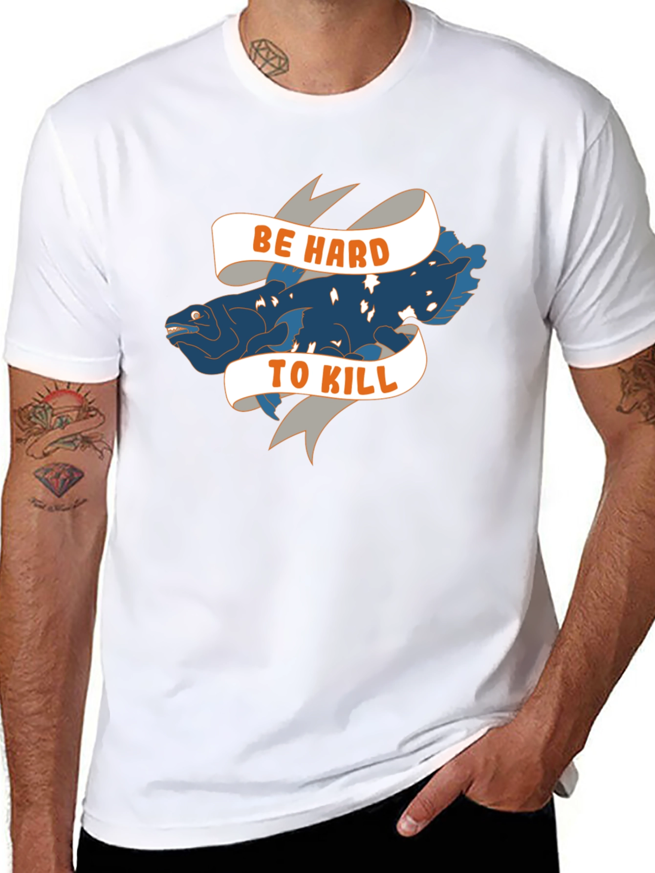 Be Hard to Kill Tee - Coelacanth T-Shirt