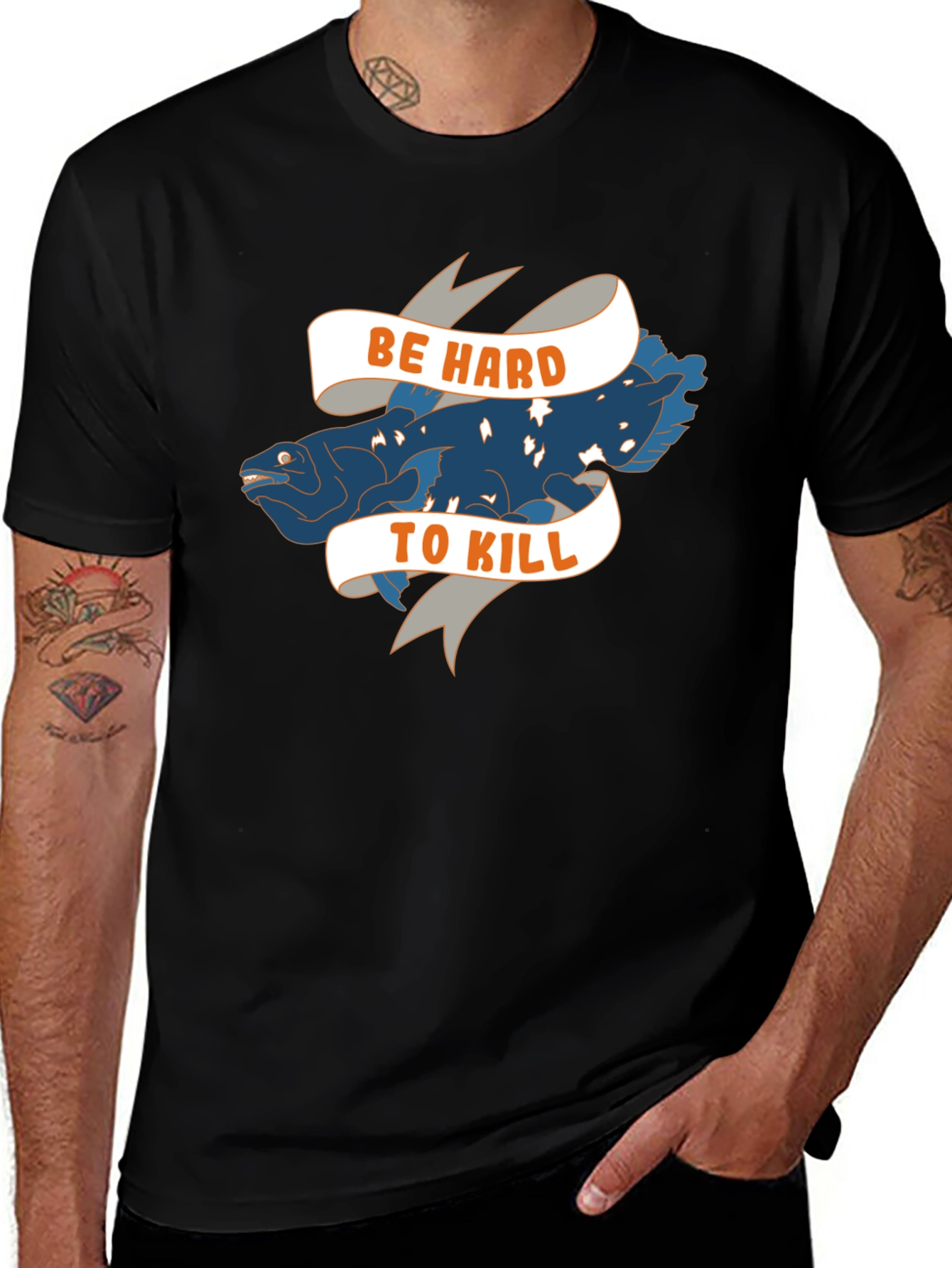 Be Hard to Kill Tee - Coelacanth T-Shirt