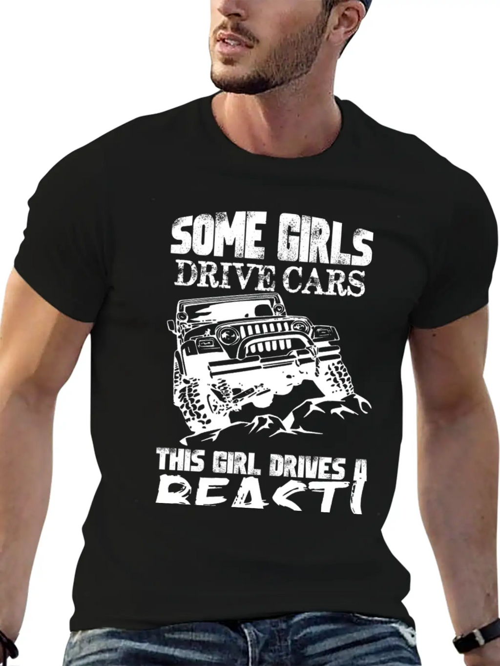 Jeep - Jeep - Some Girl Drive Cars, This Girl Dr Unisex Casual T-Shirt – Clean Design For Daily Comfort