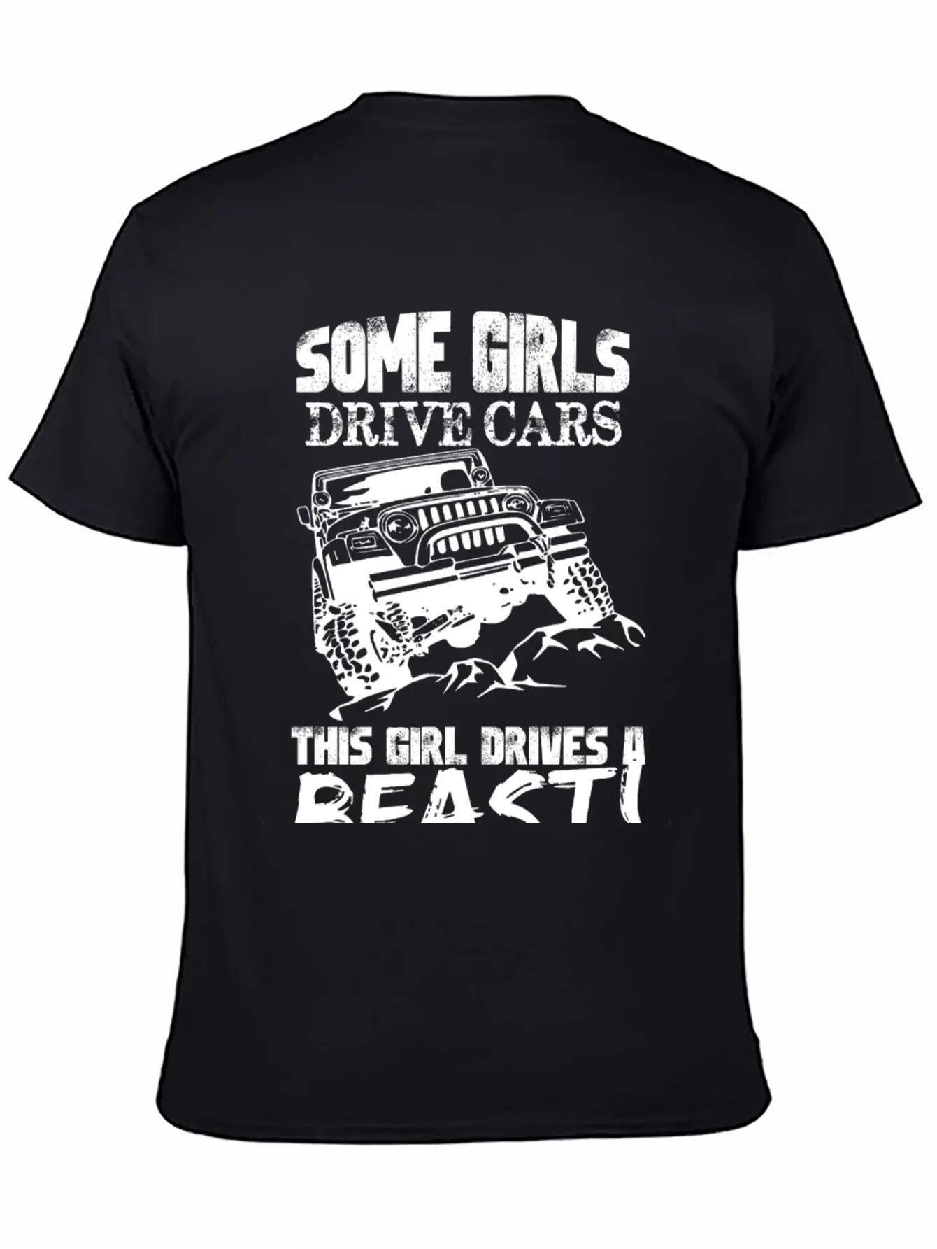 Jeep - Jeep - Some Girl Drive Cars, This Girl Dr Unisex Casual T-Shirt – Clean Design For Daily Comfort
