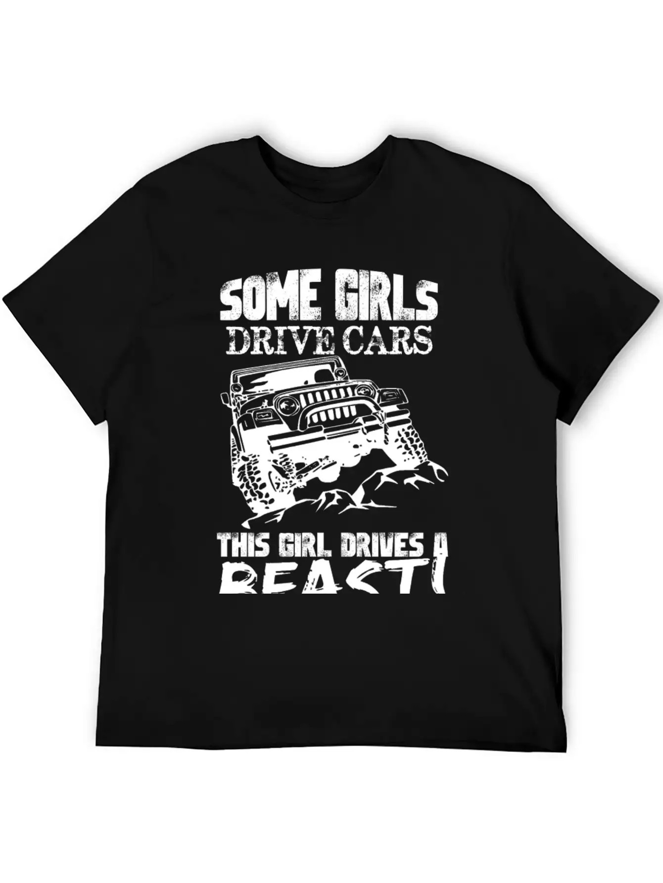 Jeep - Jeep - Some Girl Drive Cars, This Girl Dr Unisex Casual T-Shirt – Clean Design For Daily Comfort
