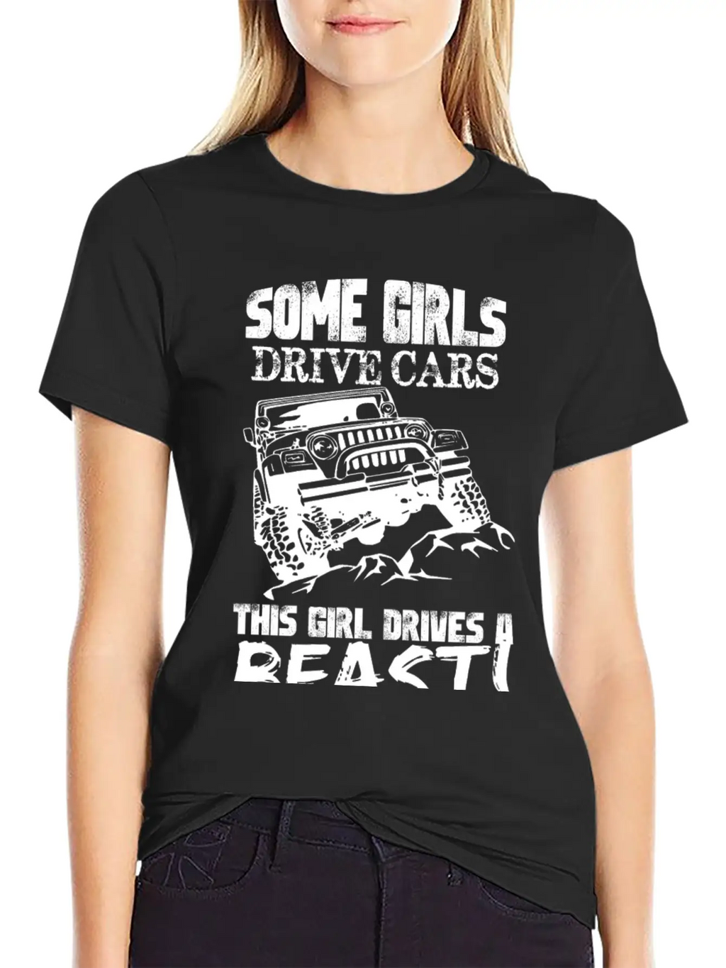 Jeep - Jeep - Some Girl Drive Cars, This Girl Dr Unisex Casual T-Shirt – Clean Design For Daily Comfort