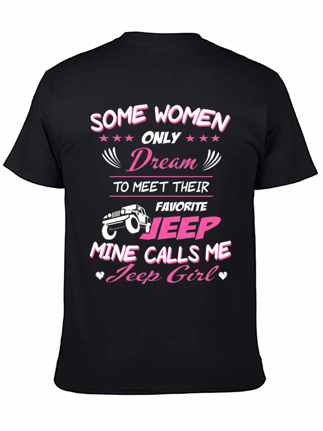Jeep - My Favorite Jeep Calls Me Jeep Girl Unisex Short Sleeve Soft Cotton T-Shirt – Casual Everyday Wear