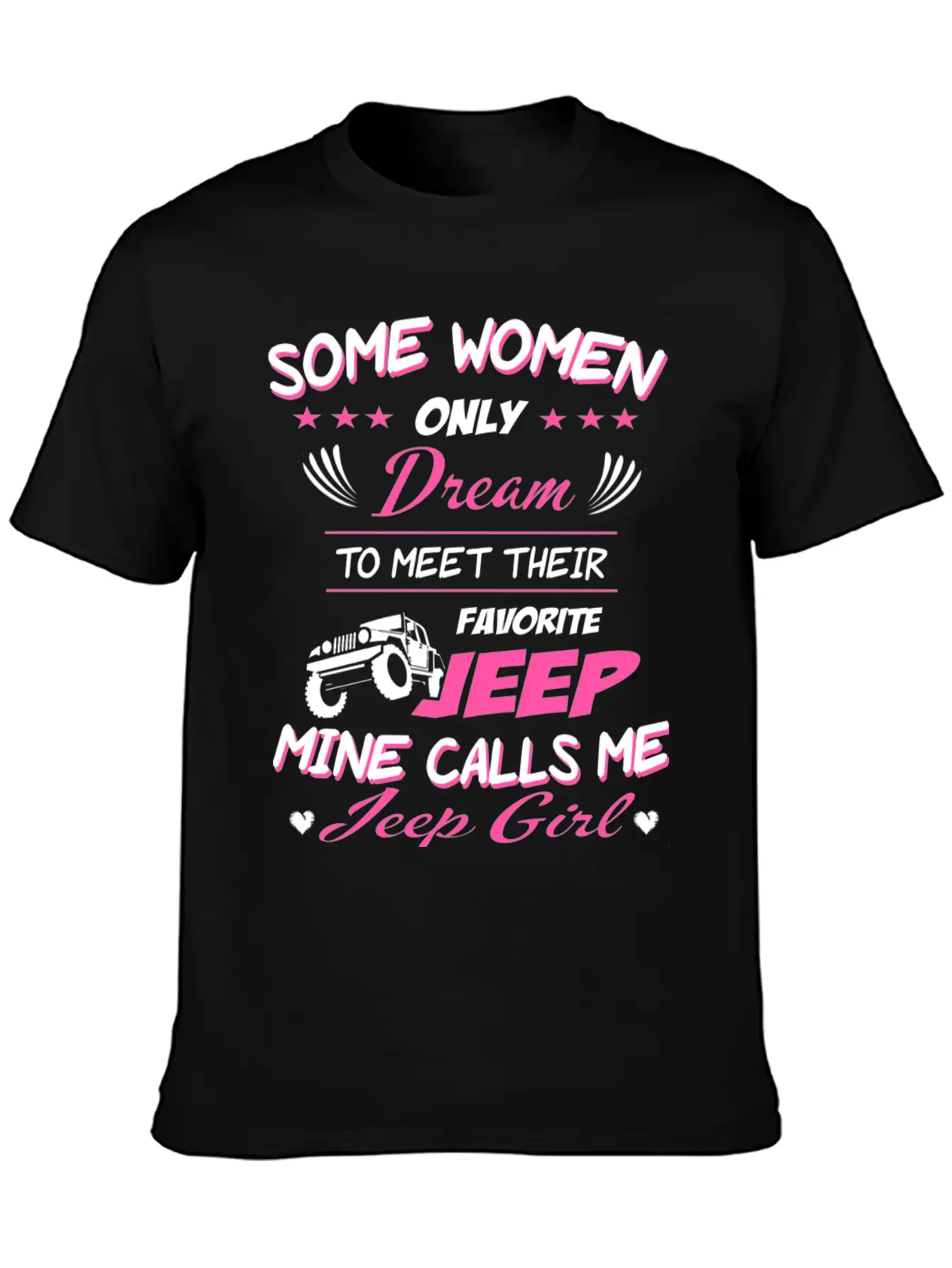 Jeep - My Favorite Jeep Calls Me Jeep Girl Unisex Short Sleeve Soft Cotton T-Shirt – Casual Everyday Wear