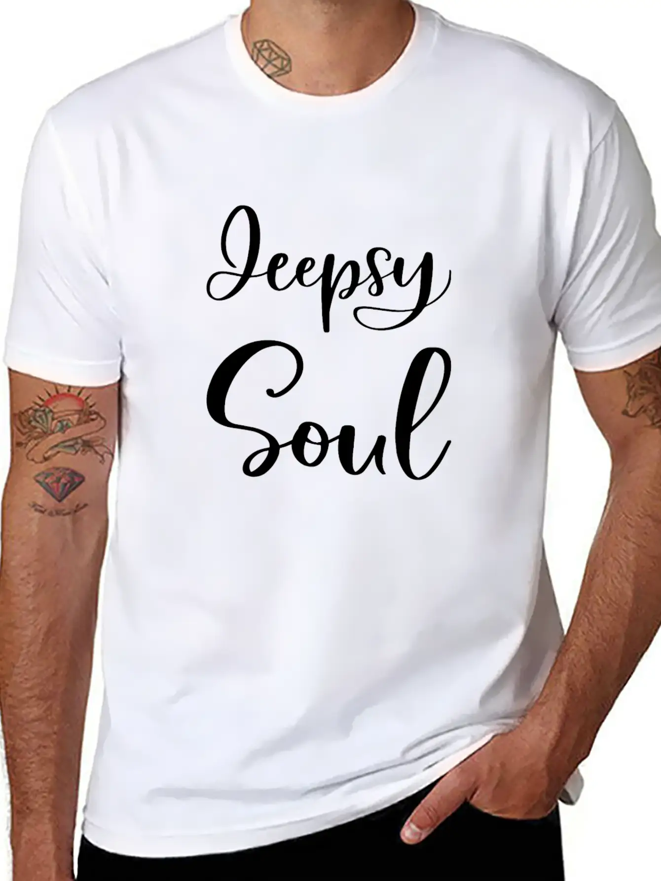 Jeepsy Soul Stylish Everyday T-Shirt – Unisex Basic Cotton Tee