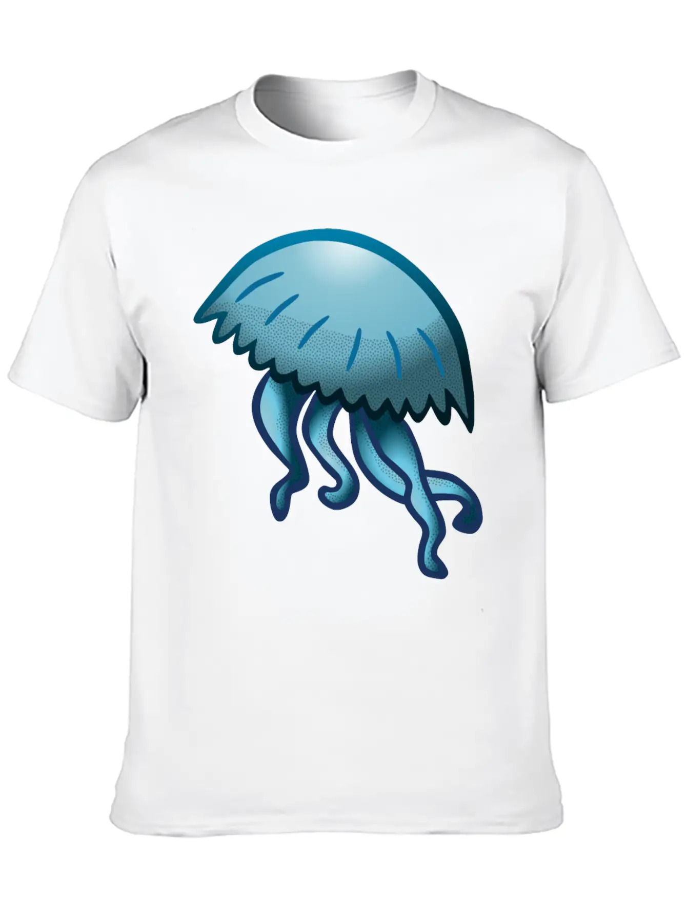 Jellyfish Coloured Unisex Casual T-Shirt – Clean Design For Daily Comfort