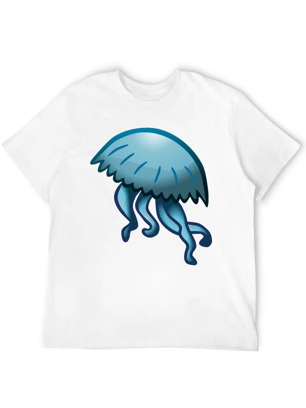 Jellyfish Coloured Unisex Casual T-Shirt – Clean Design For Daily Comfort
