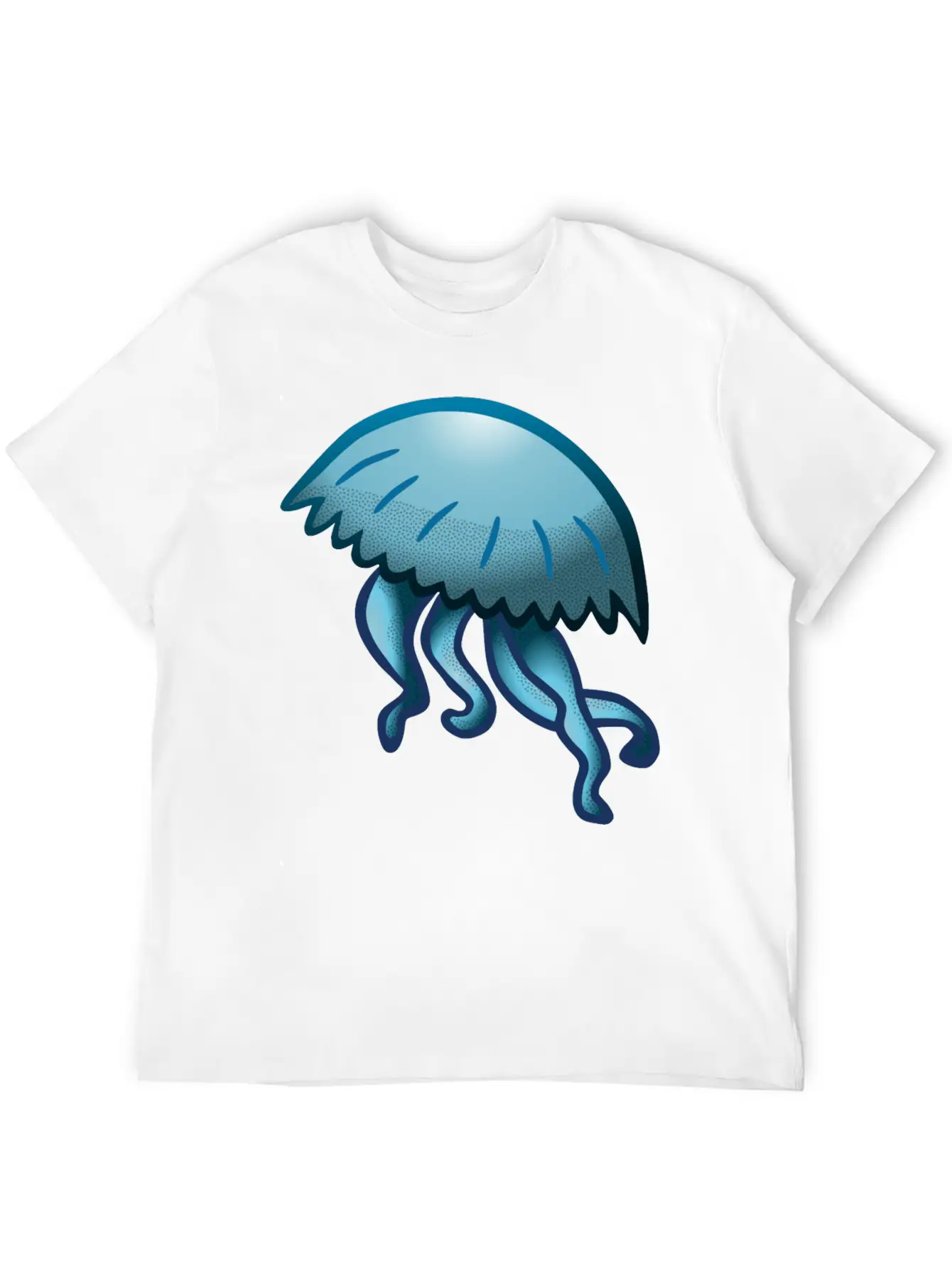 Jellyfish Coloured Unisex Casual T-Shirt – Clean Design For Daily Comfort