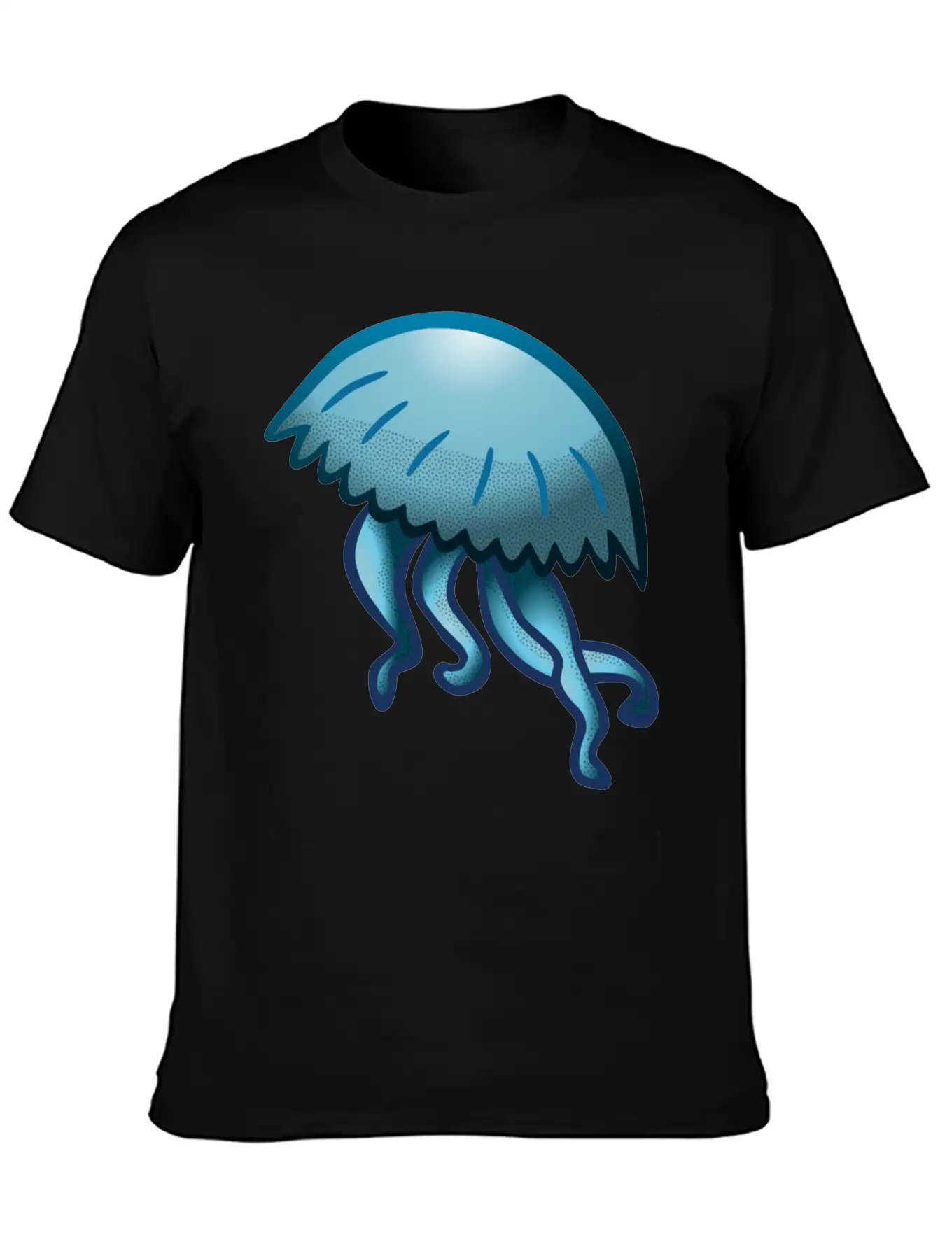 Jellyfish Coloured Unisex Casual T-Shirt – Clean Design For Daily Comfort