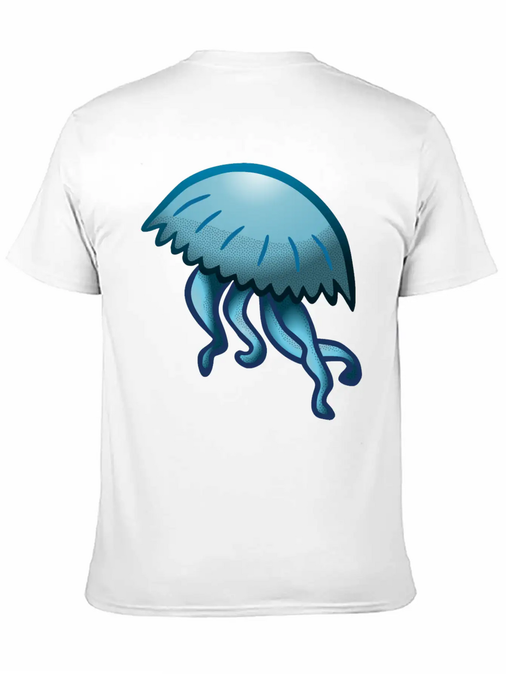 Jellyfish Coloured Unisex Casual T-Shirt – Clean Design For Daily Comfort