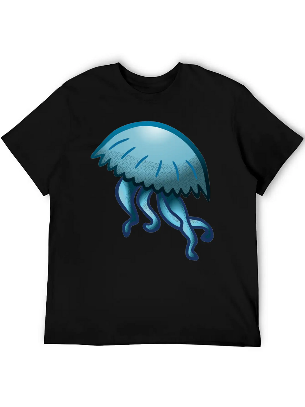 Jellyfish Coloured Unisex Casual T-Shirt – Clean Design For Daily Comfort