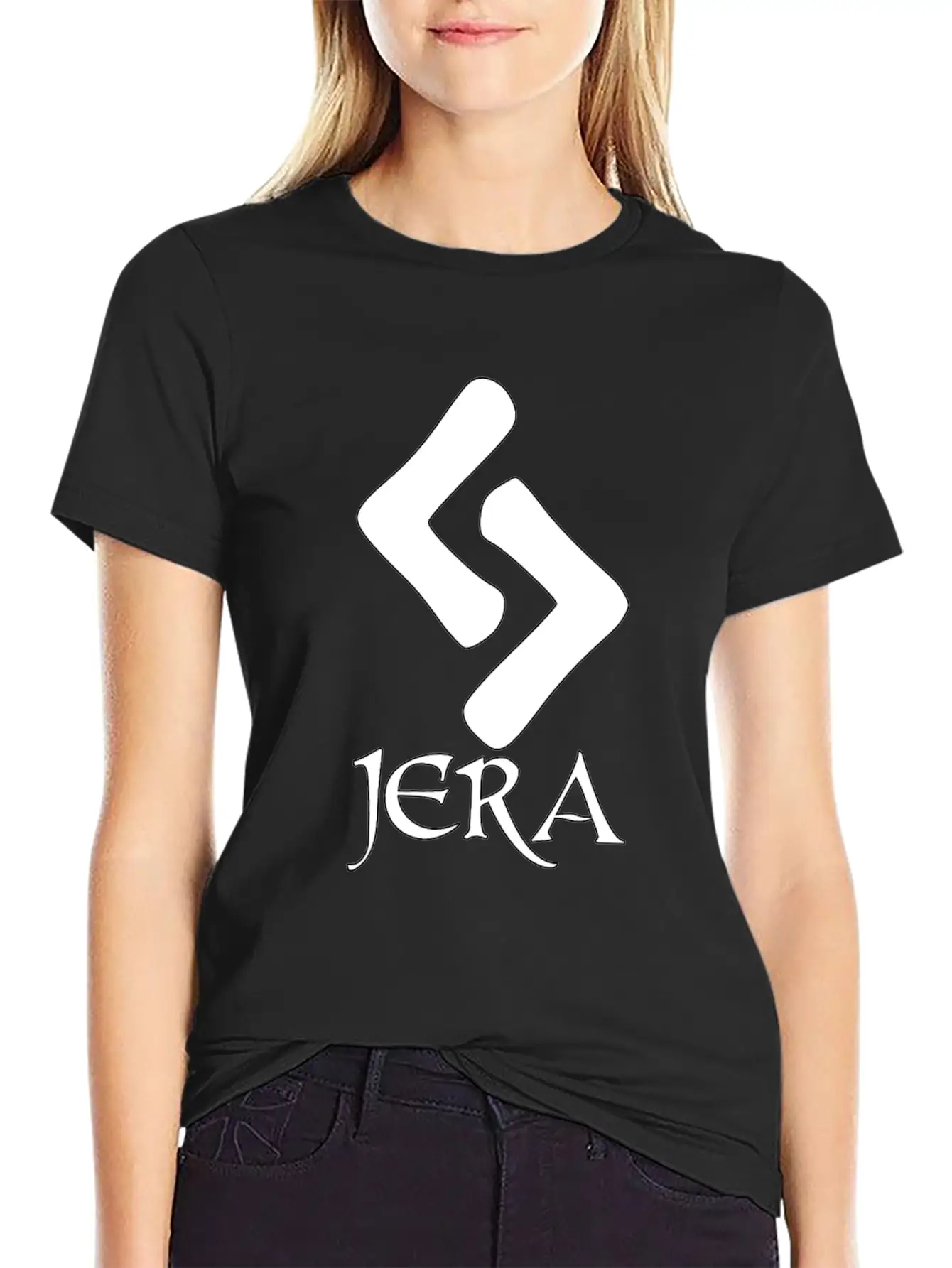 Jera Rune Protection Rune Magical Powers Casual Graphic T-Shirt – Simple And Comfortable Daily Wear