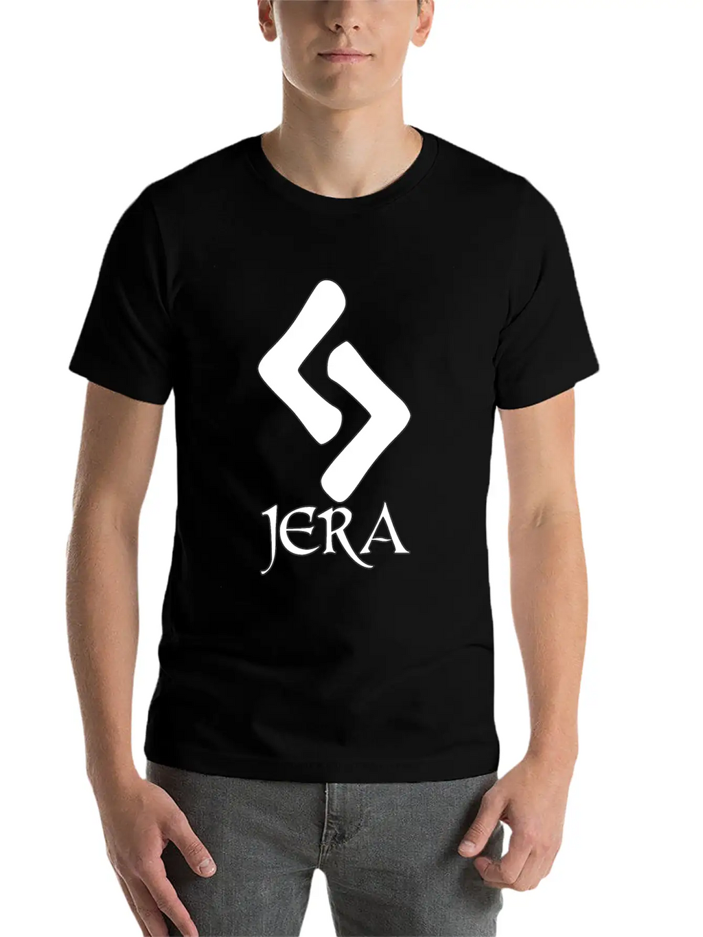 Jera Rune Protection Rune Magical Powers Casual Graphic T-Shirt – Simple And Comfortable Daily Wear