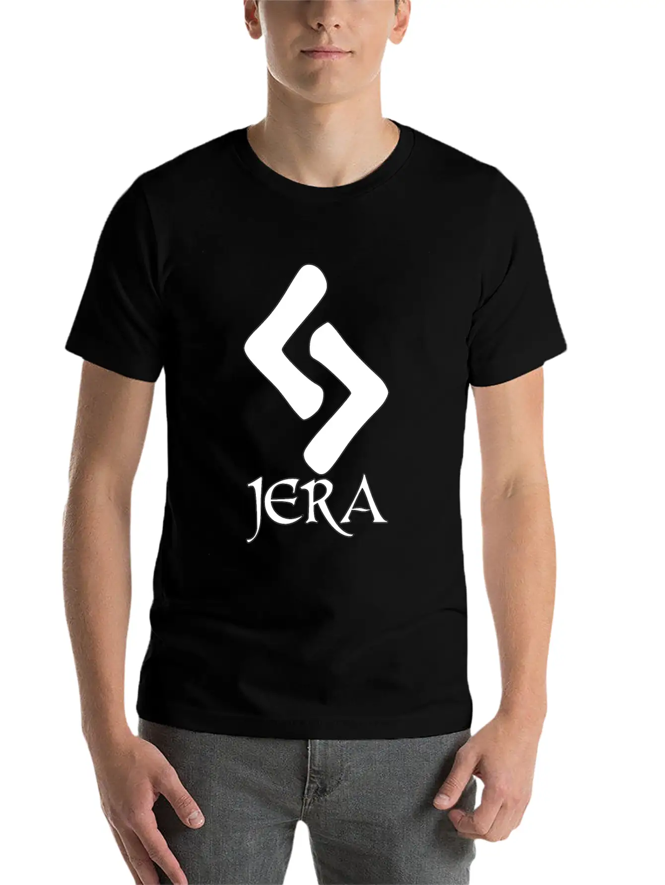 Jera Rune Protection Rune Magical Powers Casual Graphic T-Shirt – Simple And Comfortable Daily Wear