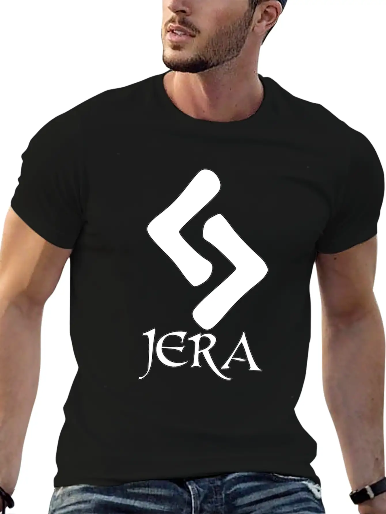 Jera Rune Protection Rune Magical Powers Casual Graphic T-Shirt – Simple And Comfortable Daily Wear