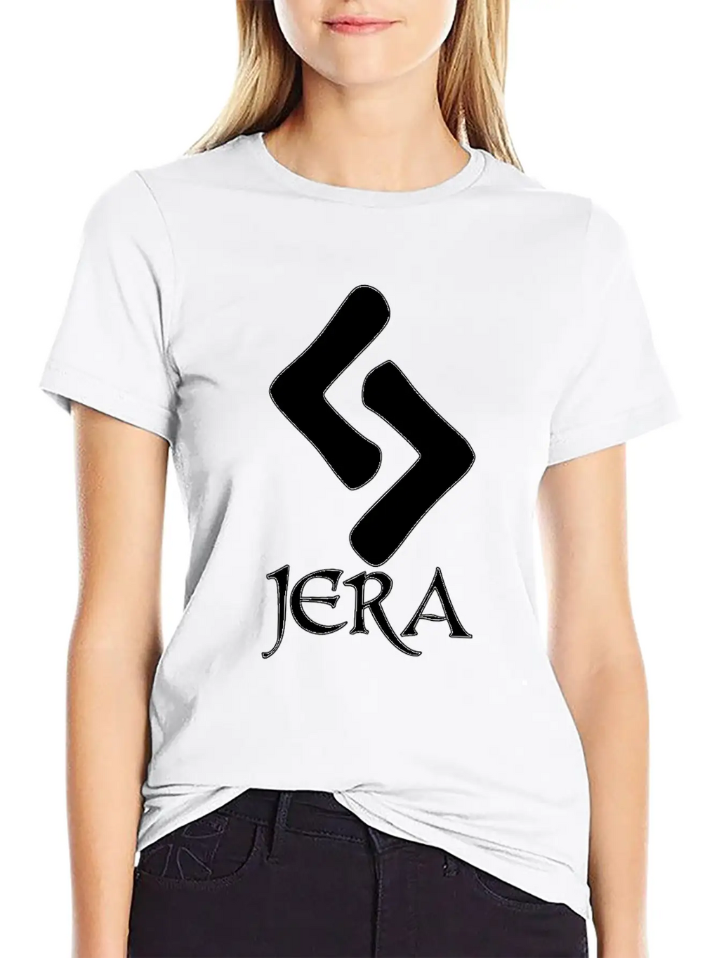 Jera Rune Protection Rune Magical Powers Casual Graphic T-Shirt – Simple And Comfortable Daily Wear