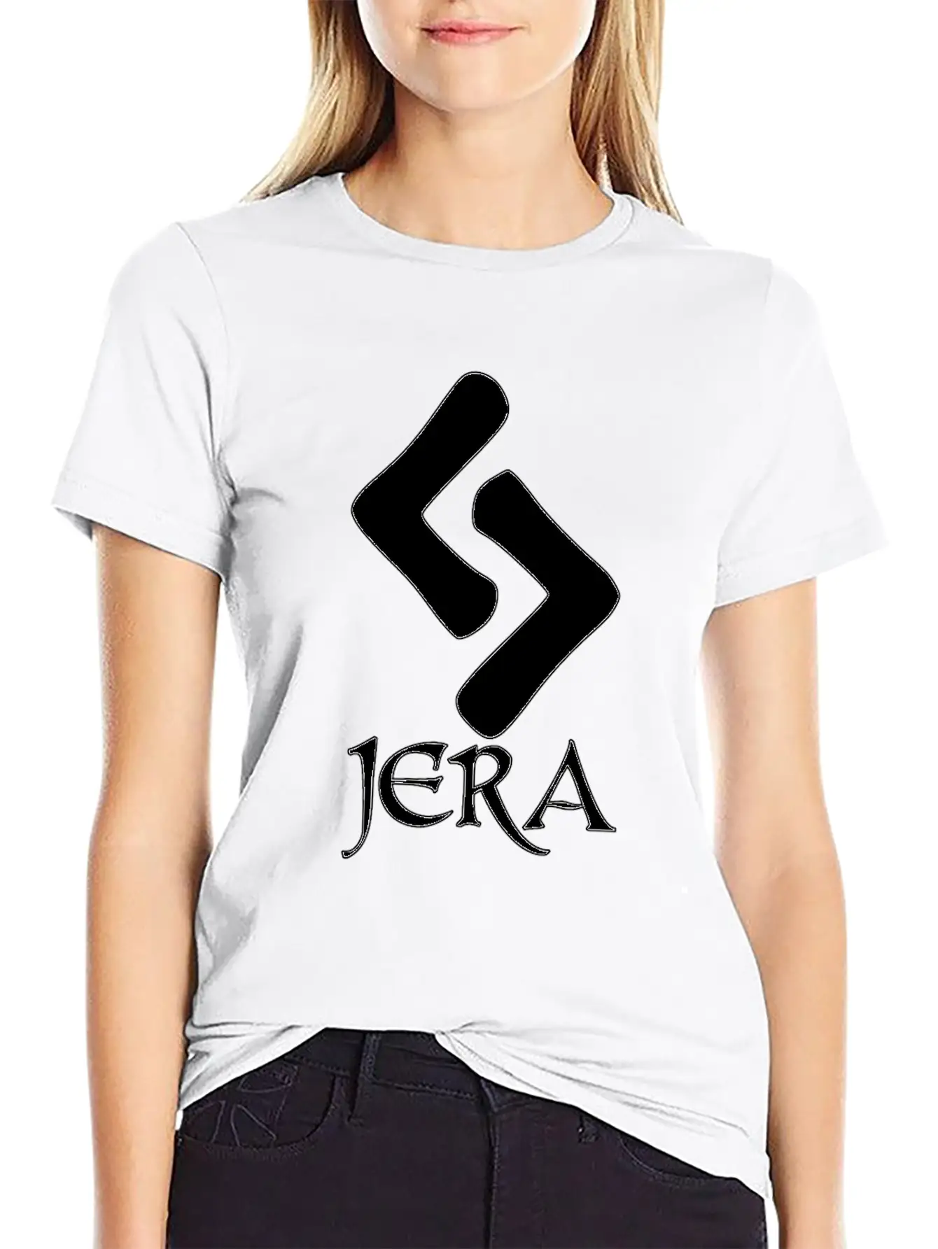 Jera Rune Protection Rune Magical Powers Casual Graphic T-Shirt – Simple And Comfortable Daily Wear