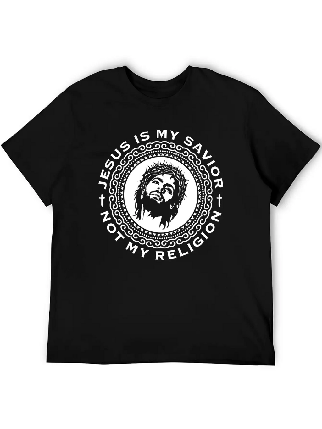 Jesus Christianity Prayer Bible Verse John Unisex Short Sleeve Soft Cotton T-Shirt – Casual Everyday Wear