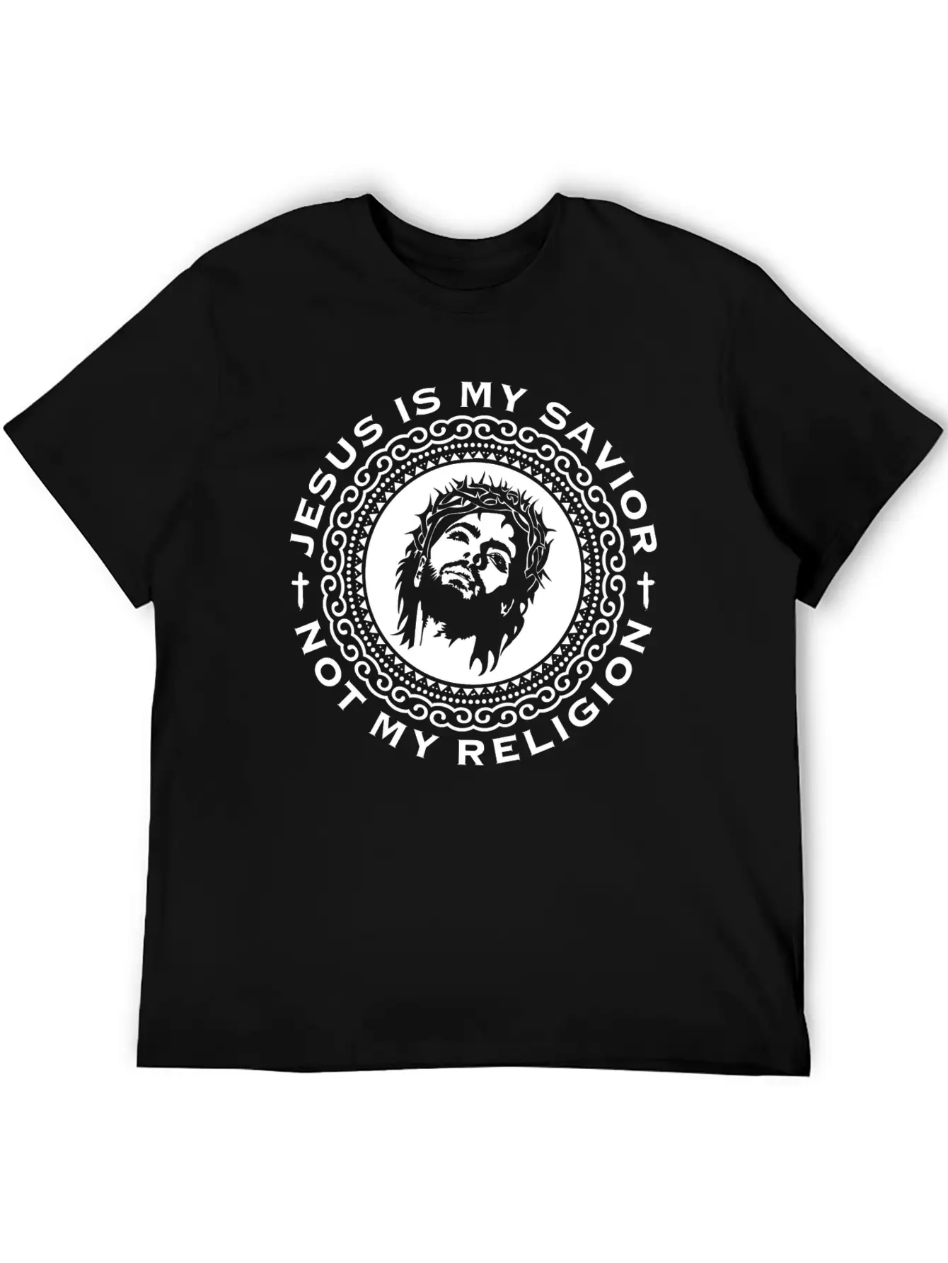 Jesus Christianity Prayer Bible Verse John Unisex Short Sleeve Soft Cotton T-Shirt – Casual Everyday Wear
