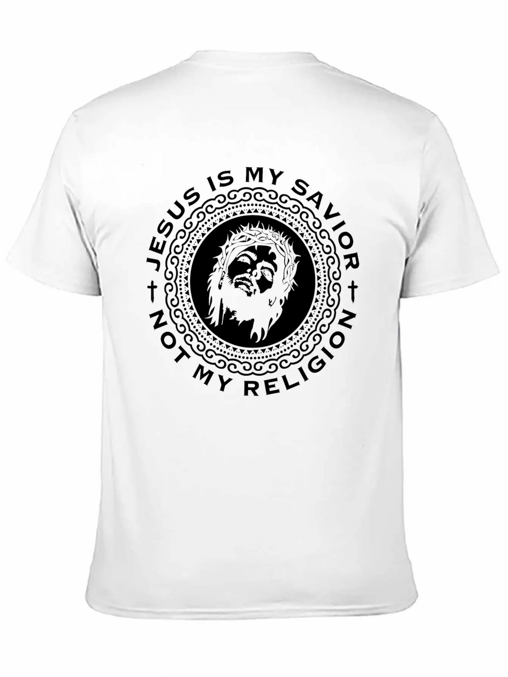 Jesus Christianity Prayer Bible Verse John Unisex Short Sleeve Soft Cotton T-Shirt – Casual Everyday Wear