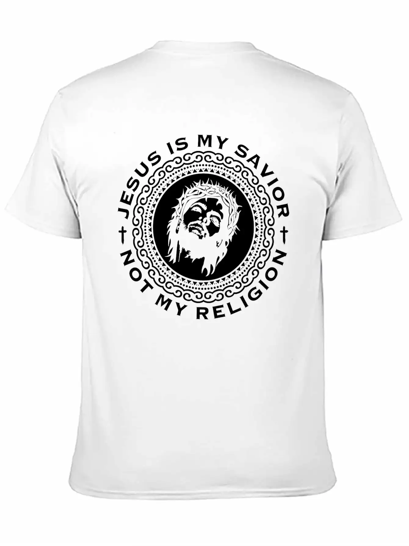 Jesus Christianity Prayer Bible Verse John Unisex Short Sleeve Soft Cotton T-Shirt – Casual Everyday Wear