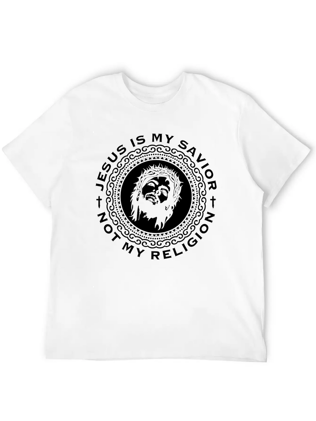 Jesus Christianity Prayer Bible Verse John Unisex Short Sleeve Soft Cotton T-Shirt – Casual Everyday Wear