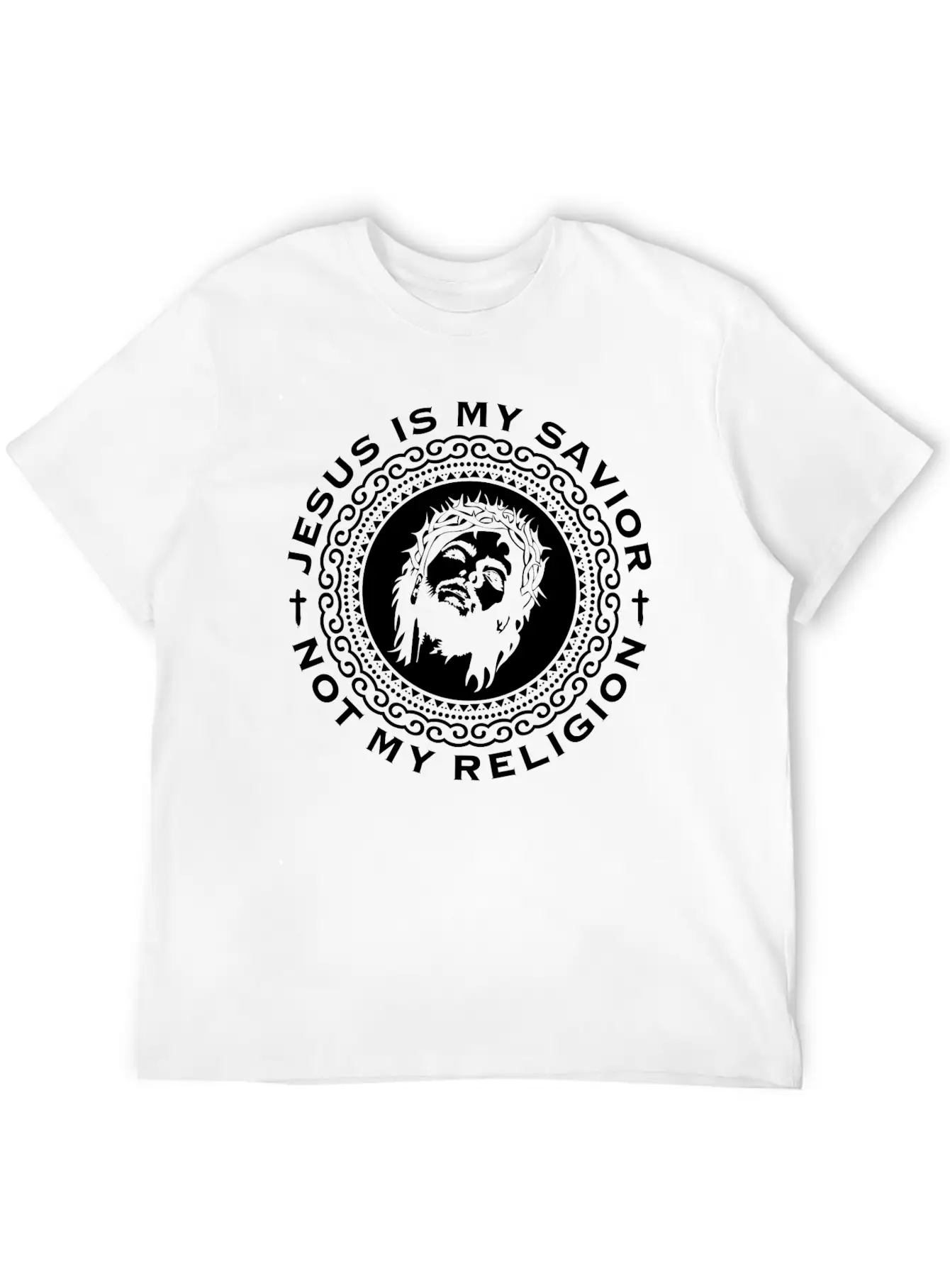 Jesus Christianity Prayer Bible Verse John Unisex Short Sleeve Soft Cotton T-Shirt – Casual Everyday Wear
