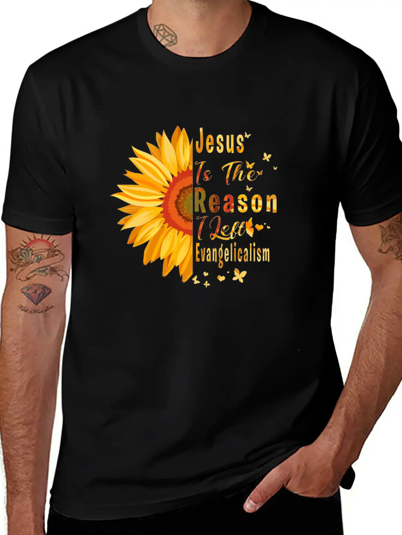 Jesus Is The Reason I Left Evangelicalism Stylish Everyday T-Shirt – Unisex Basic Cotton Tee