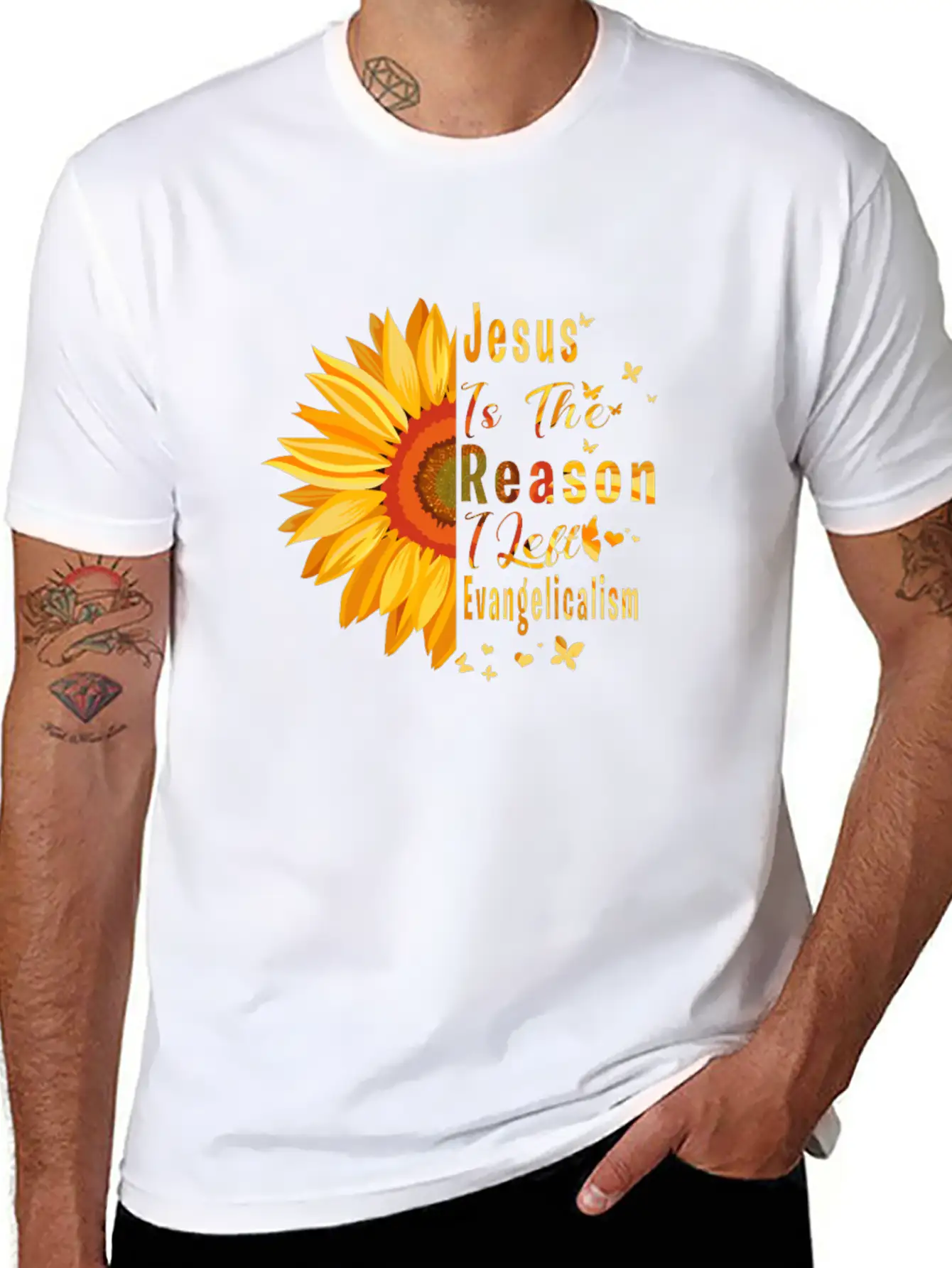 Jesus Is The Reason I Left Evangelicalism Stylish Everyday T-Shirt – Unisex Basic Cotton Tee
