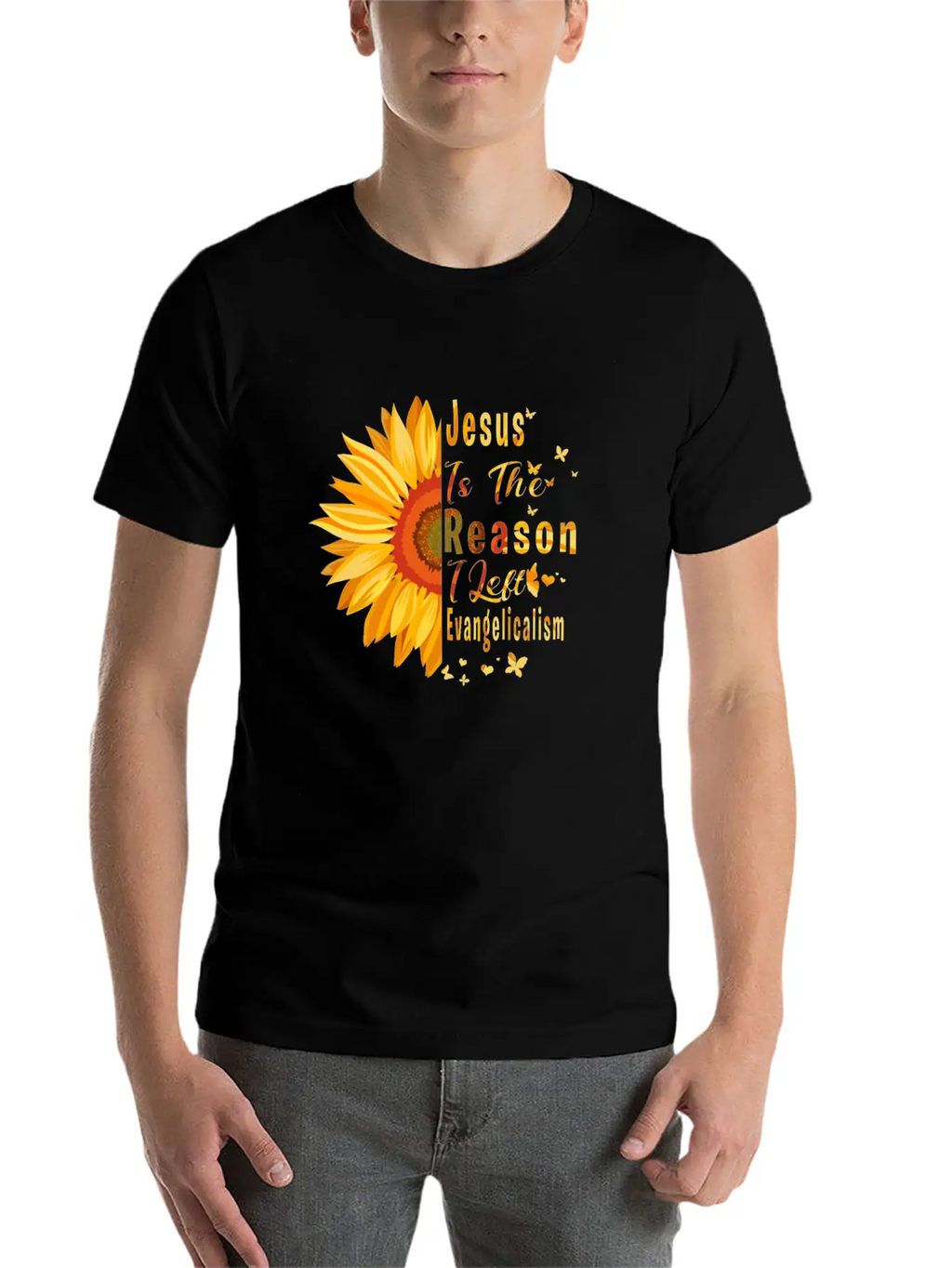 Jesus Is The Reason I Left Evangelicalism Stylish Everyday T-Shirt – Unisex Basic Cotton Tee