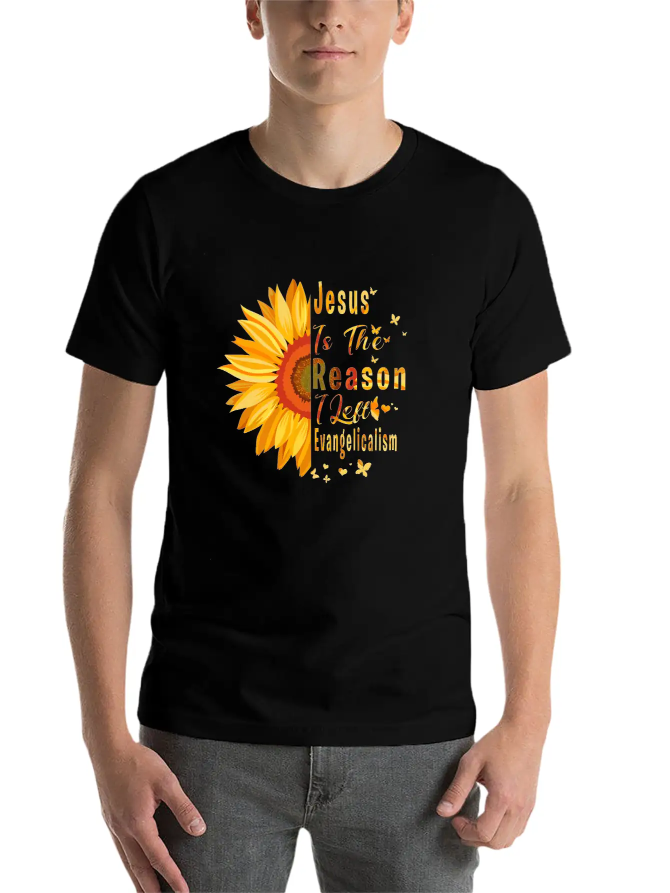 Jesus Is The Reason I Left Evangelicalism Stylish Everyday T-Shirt – Unisex Basic Cotton Tee