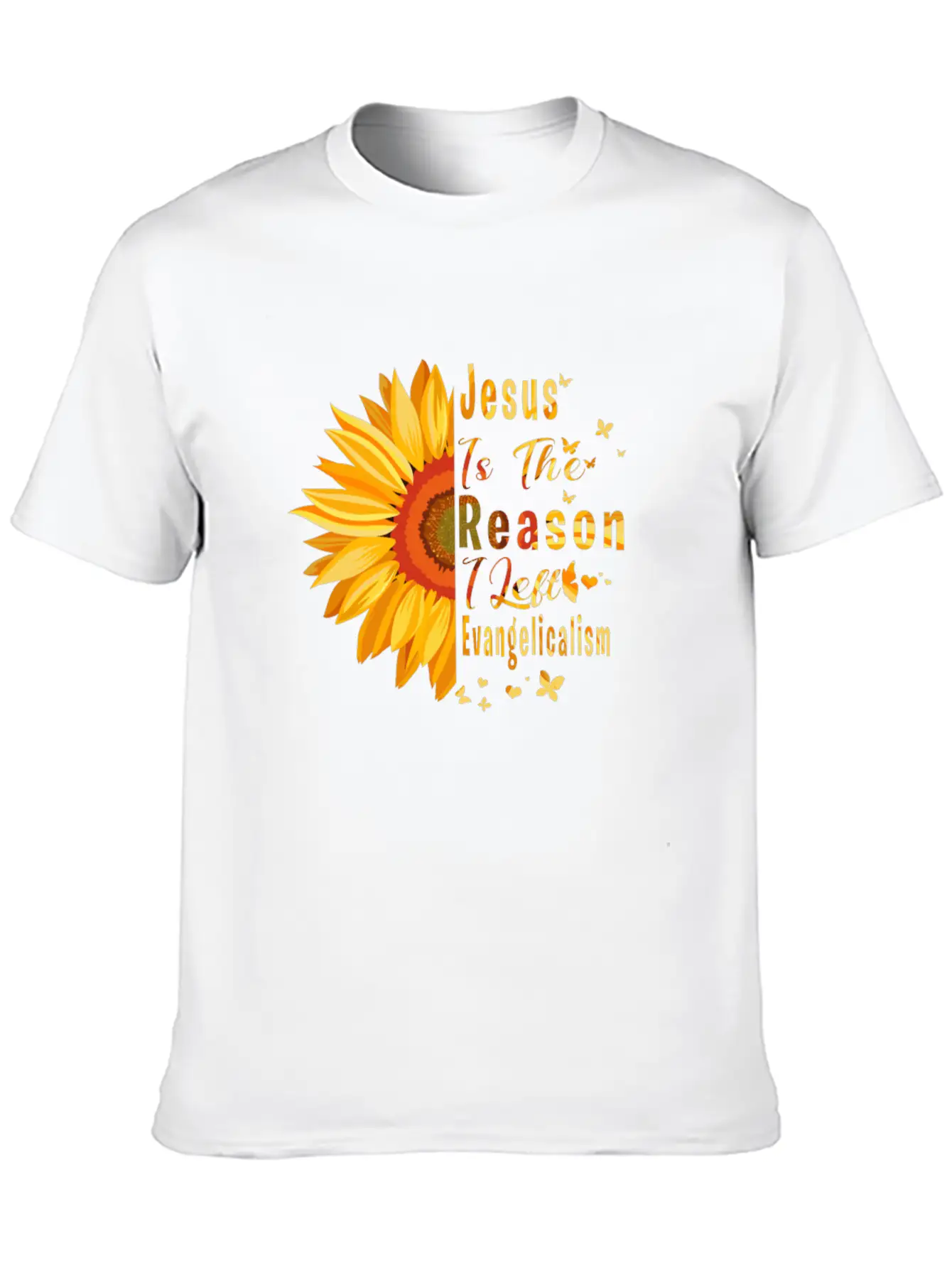 Jesus Is The Reason I Left Evangelicalism Stylish Everyday T-Shirt – Unisex Basic Cotton Tee