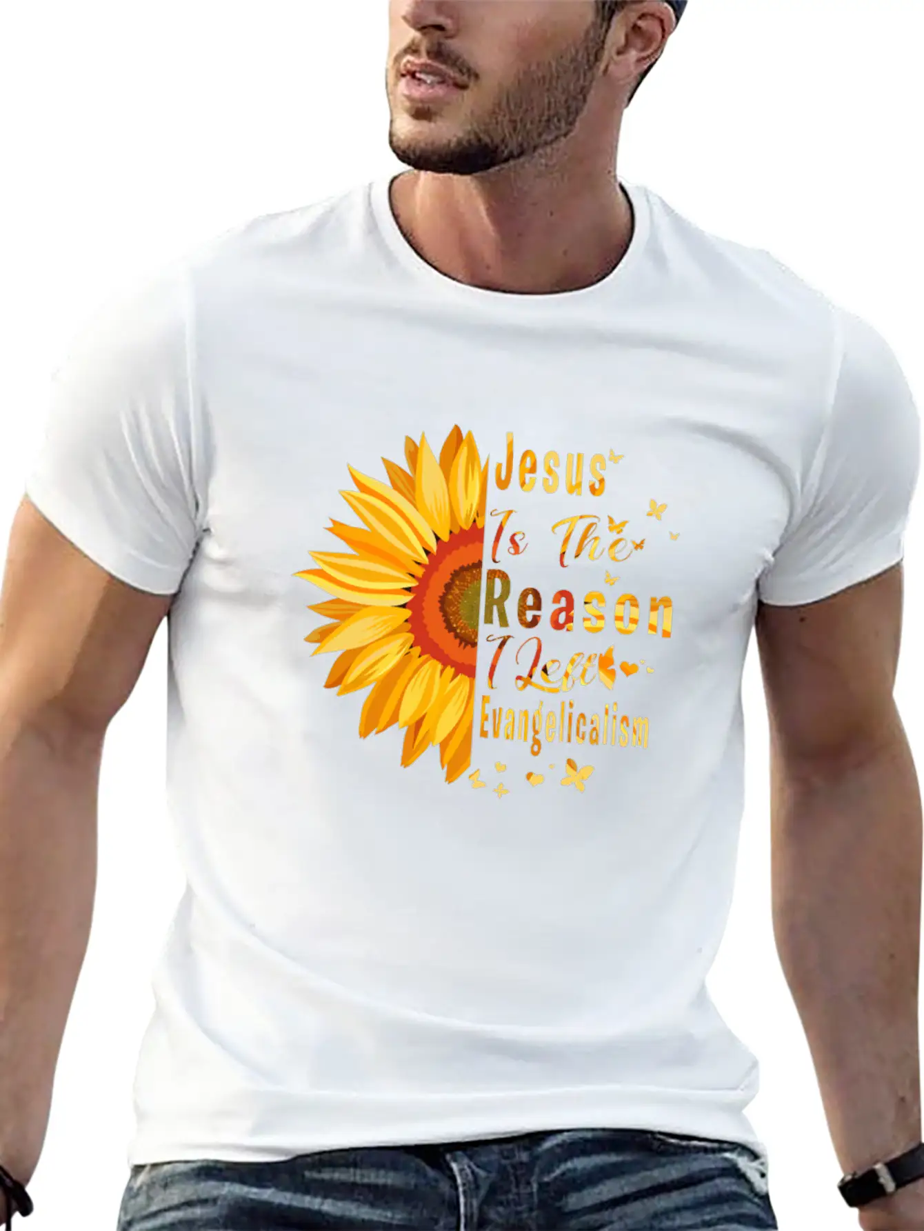 Jesus Is The Reason I Left Evangelicalism Stylish Everyday T-Shirt – Unisex Basic Cotton Tee