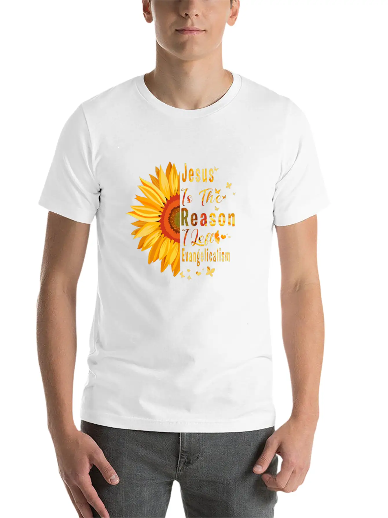 Jesus Is The Reason I Left Evangelicalism Stylish Everyday T-Shirt – Unisex Basic Cotton Tee