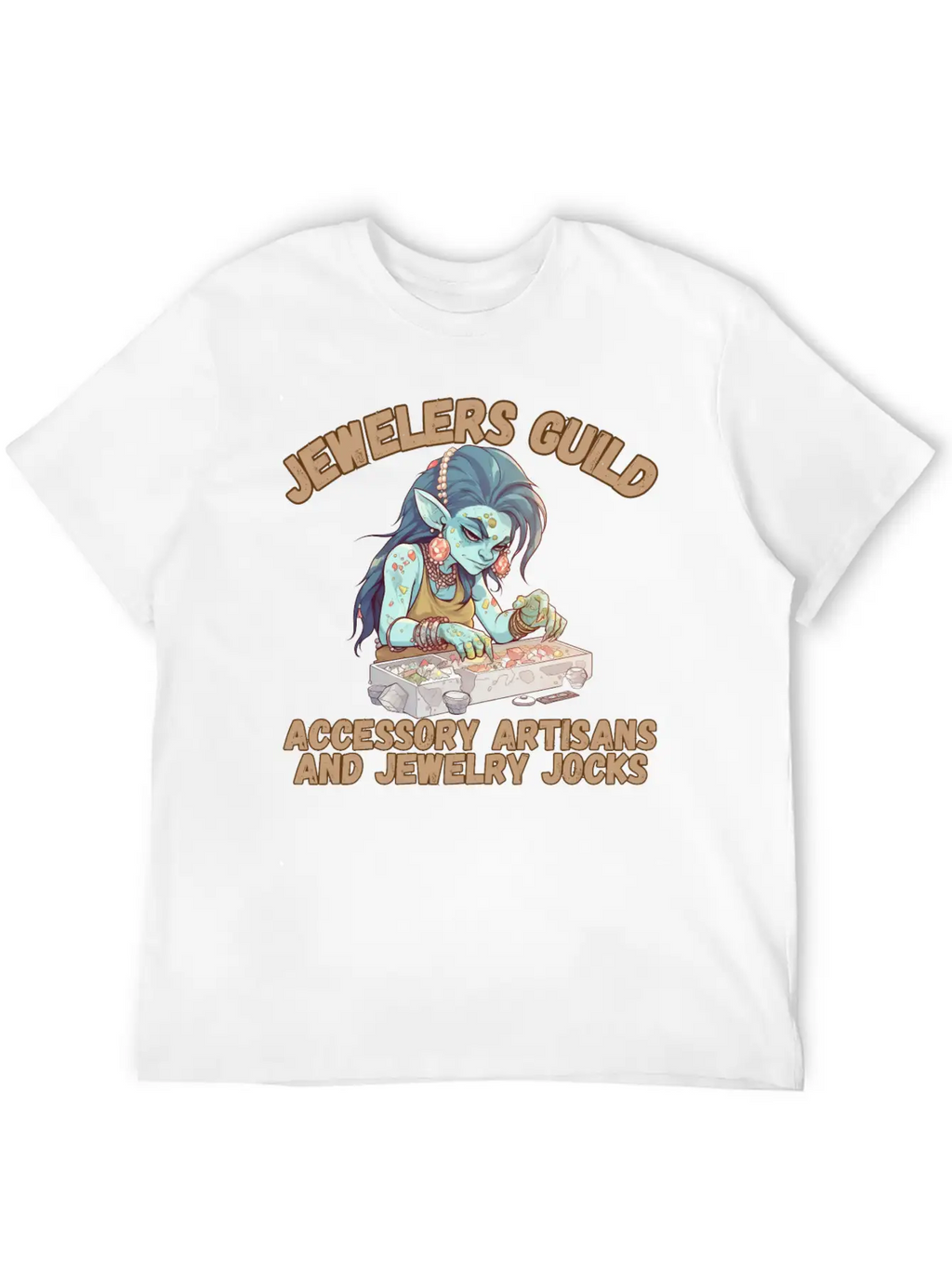 Jewelers Guild, Jewelry Jocks Unisex Short Sleeve Soft Cotton T-Shirt – Casual Everyday Wear