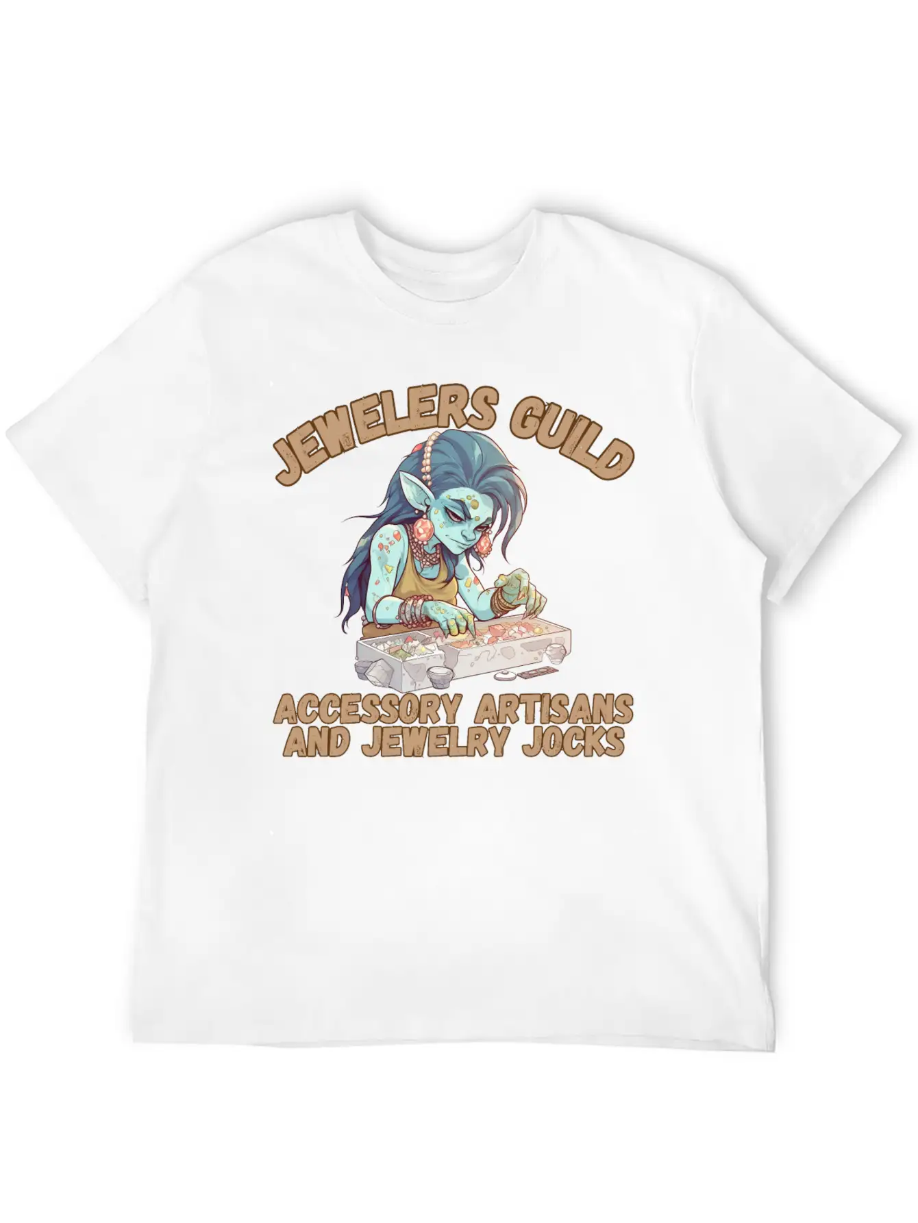 Jewelers Guild, Jewelry Jocks Unisex Short Sleeve Soft Cotton T-Shirt – Casual Everyday Wear